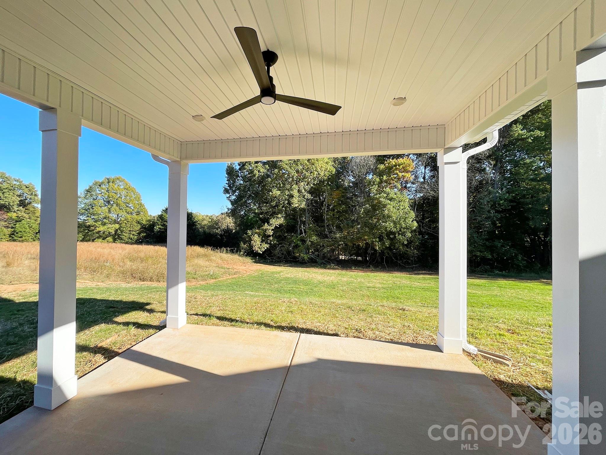 Covered Back Patio - 130 Windstone Crossing Trail, Troutman