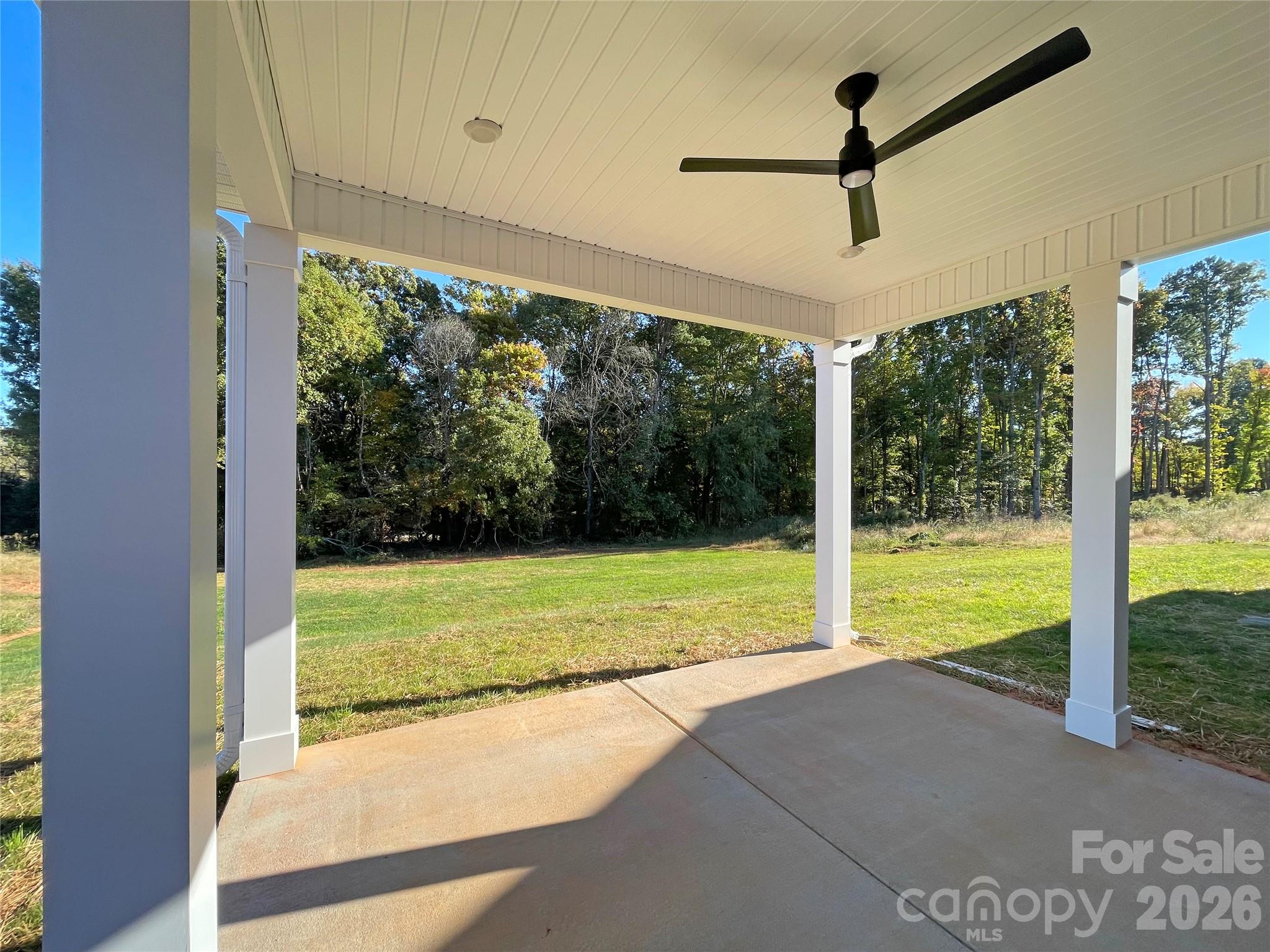 Covered Back Patio - 130 Windstone Crossing Trail, Troutman