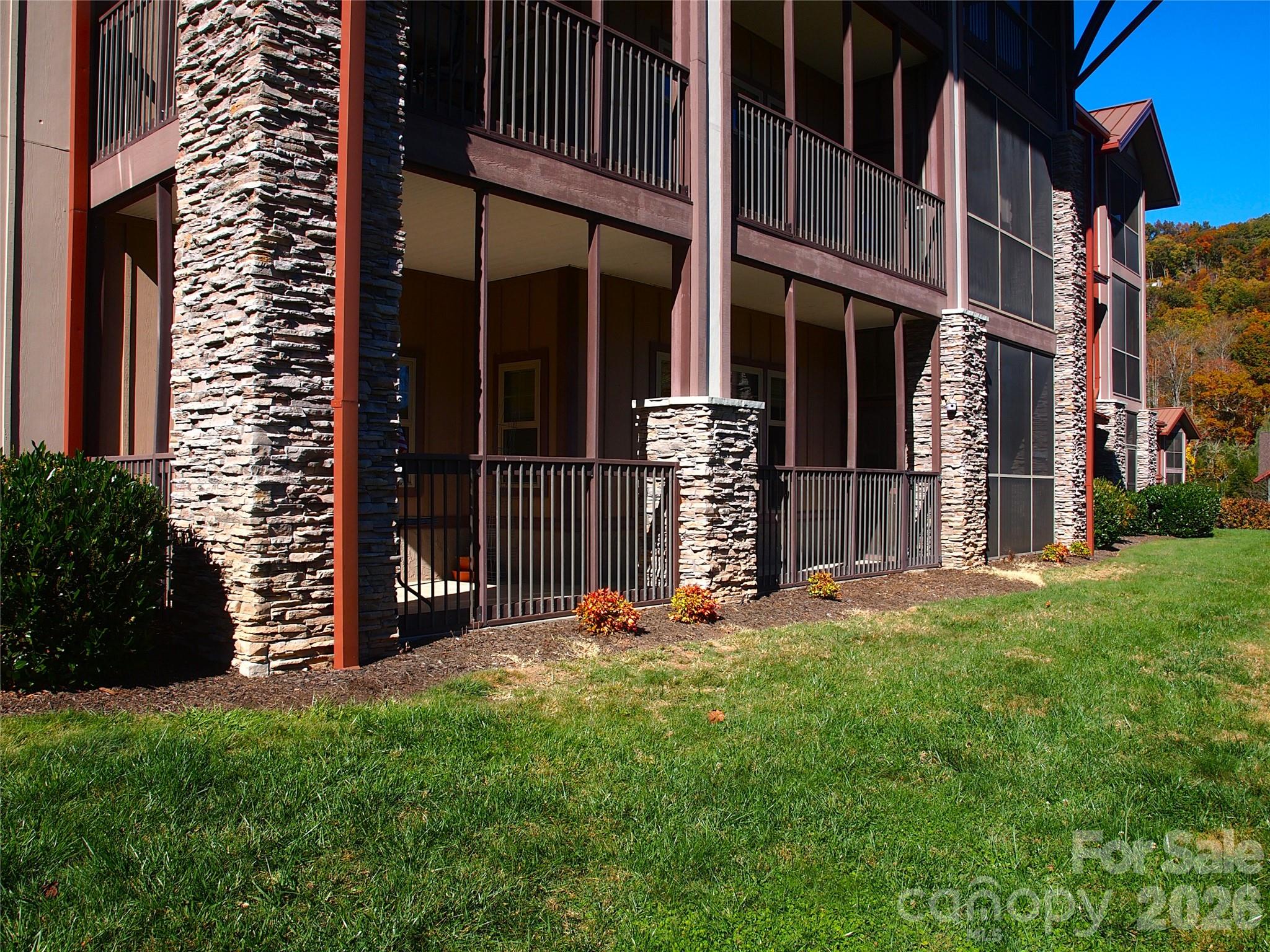 Back area - 1564 Country Club Drive, Maggie Valley