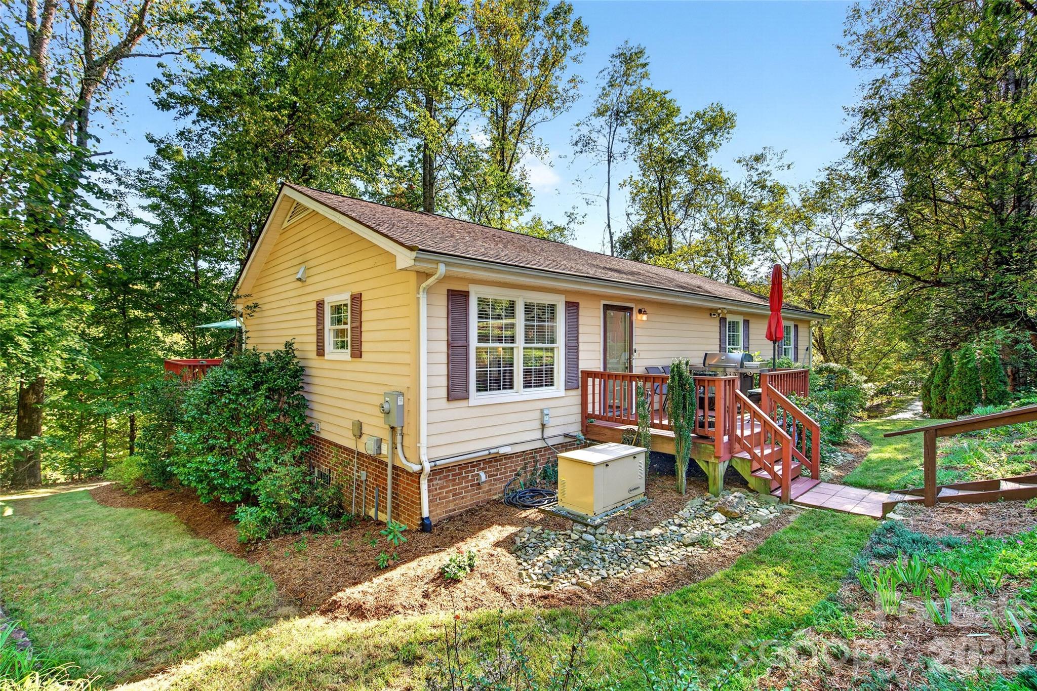 Another angle from the back of the main home - 337 & 345 Avery Creek Road, Arden