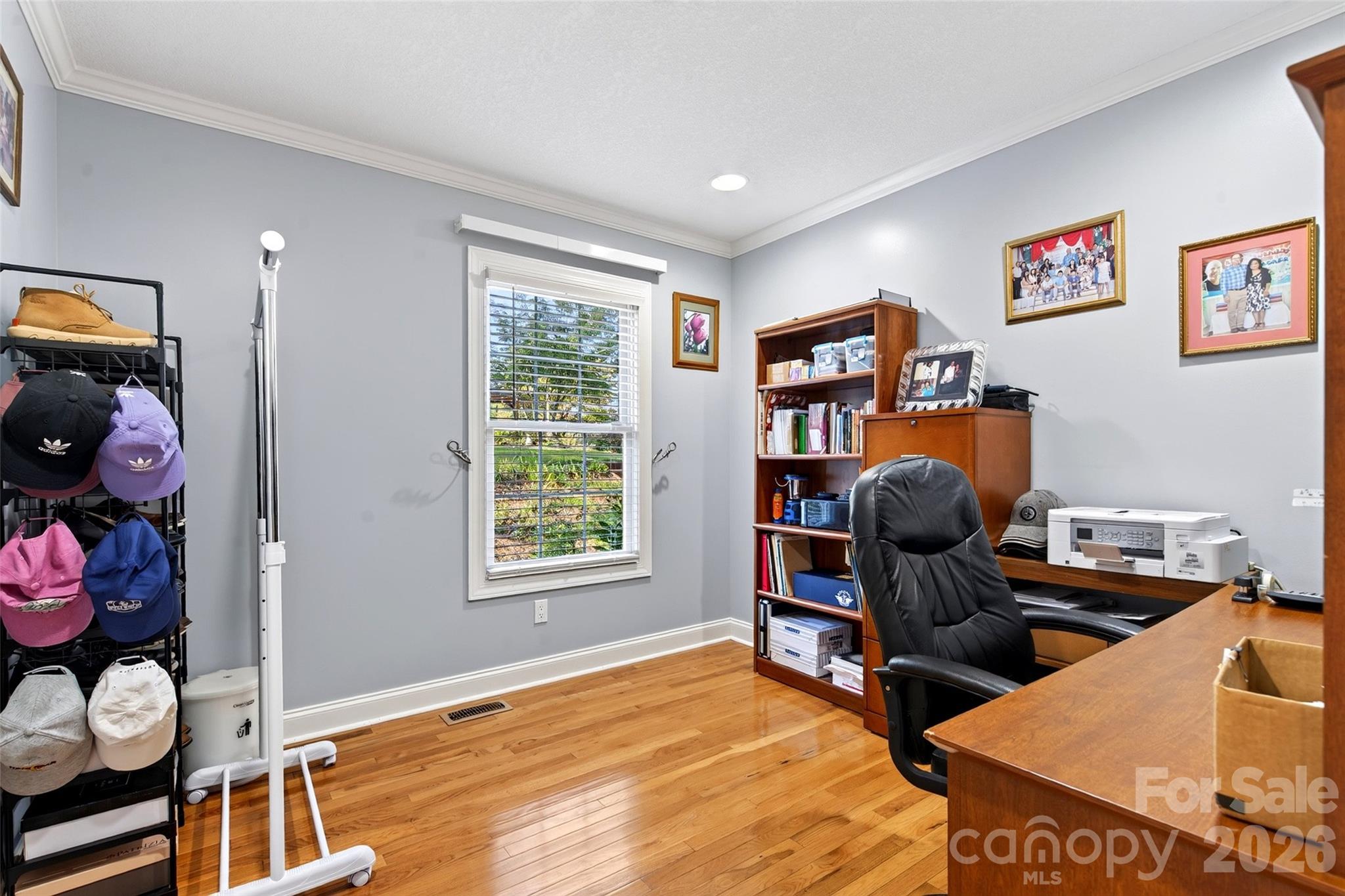 Bedroom 1 currently being used as an office - 337 & 345 Avery Creek Road, Arden