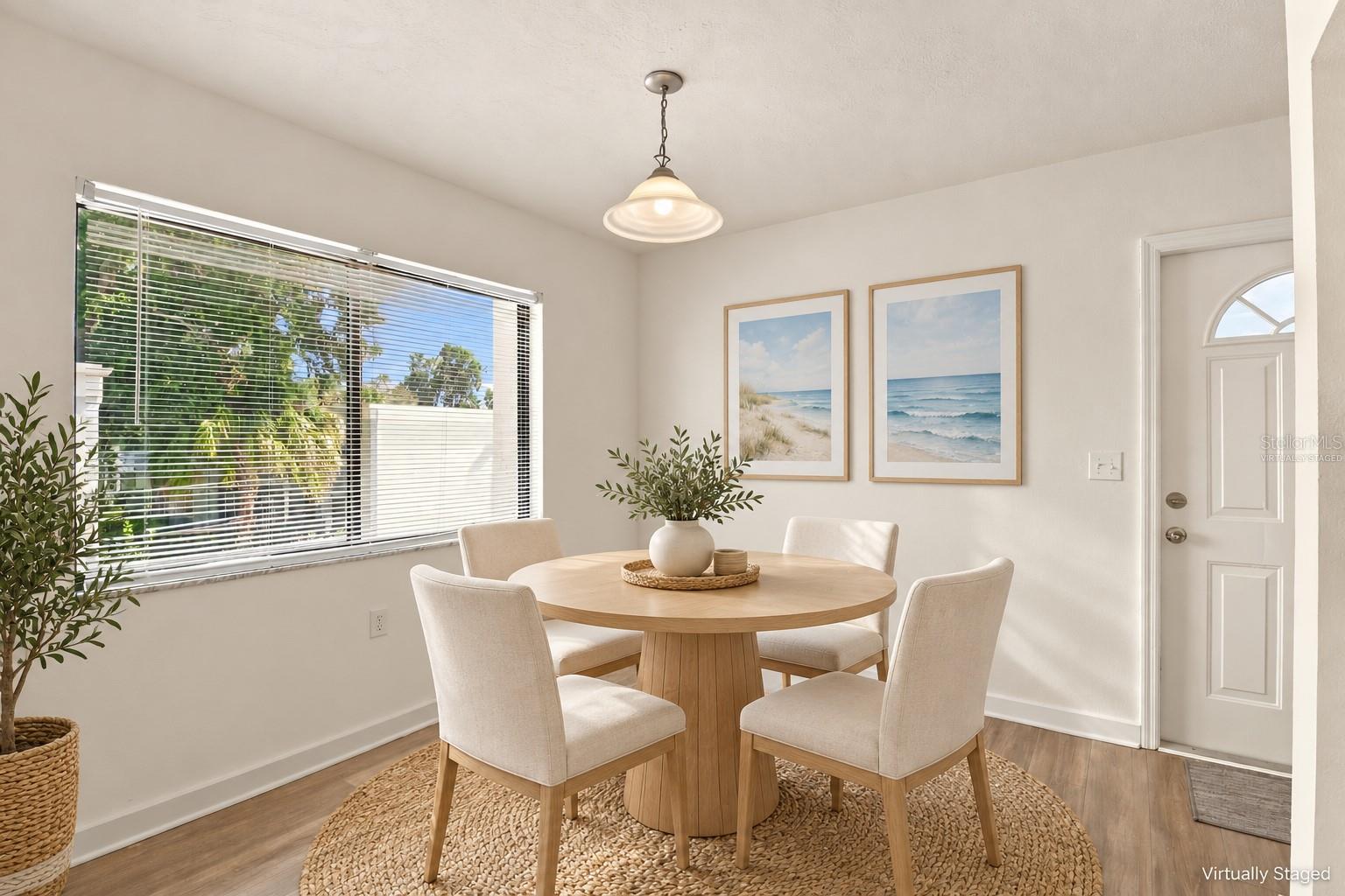 Virtually staged dining area - 5310 26TH ST W #1506, BRADENTON