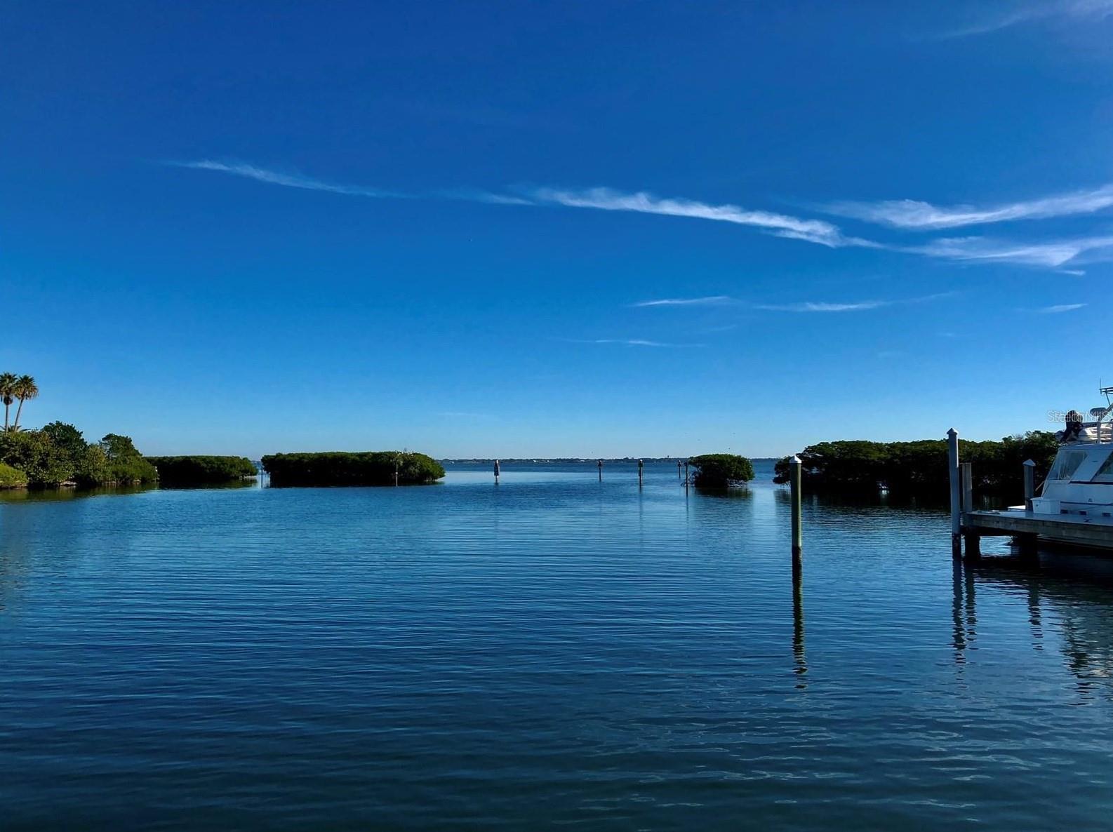 Entry channel to the Marina, looking east - 2600 HARBOURSIDE DR #N-09, LONGBOAT KEY