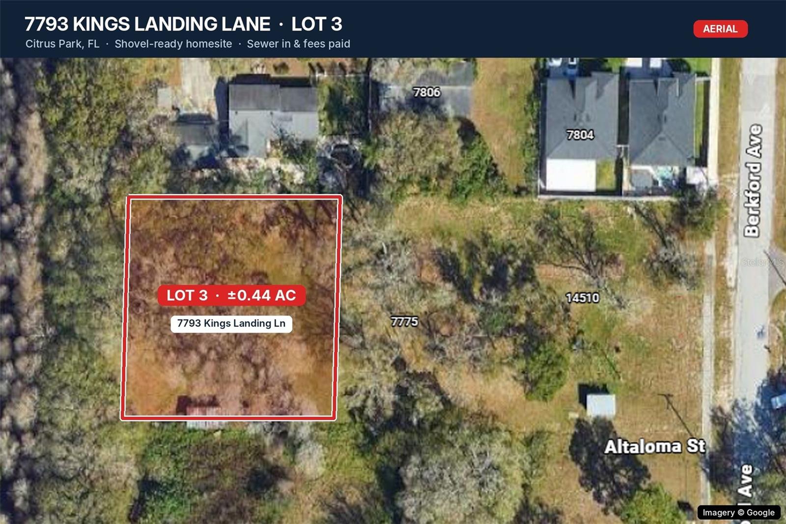 Land at 7793 KINGS LANDING LN, TAMPA