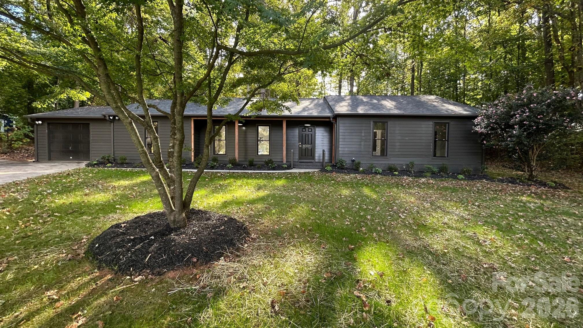 Charlotte Address with Rural Peace of Mind - Large 1+ Acre Lot - Street View - 8001 Saddlehorse Lane, Charlotte