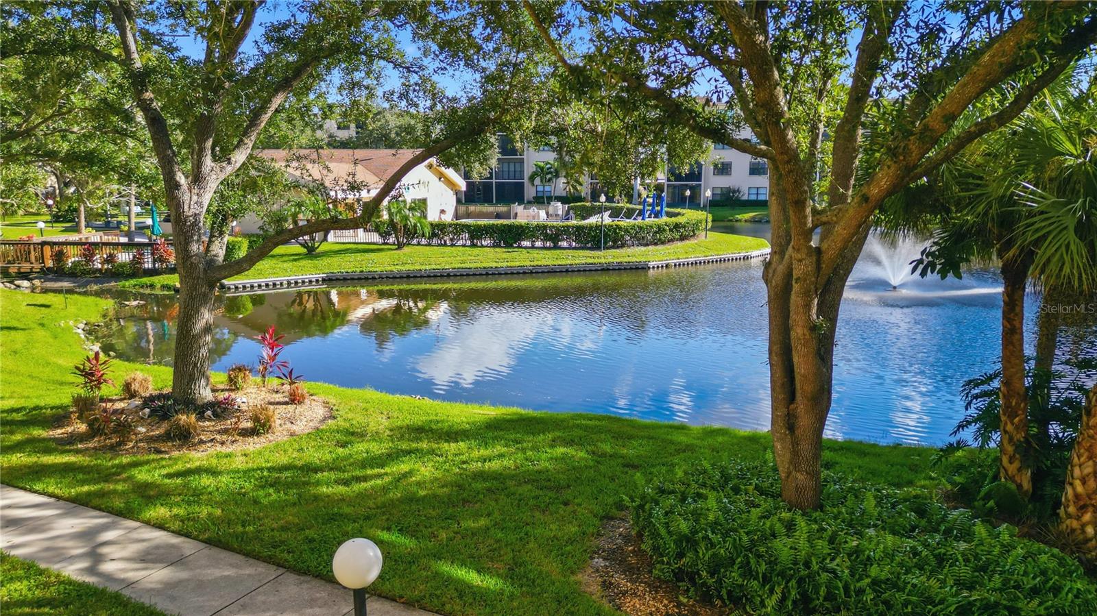 Pond View from Screened Patio/Balcony - 625 30TH AVE W #G204, BRADENTON