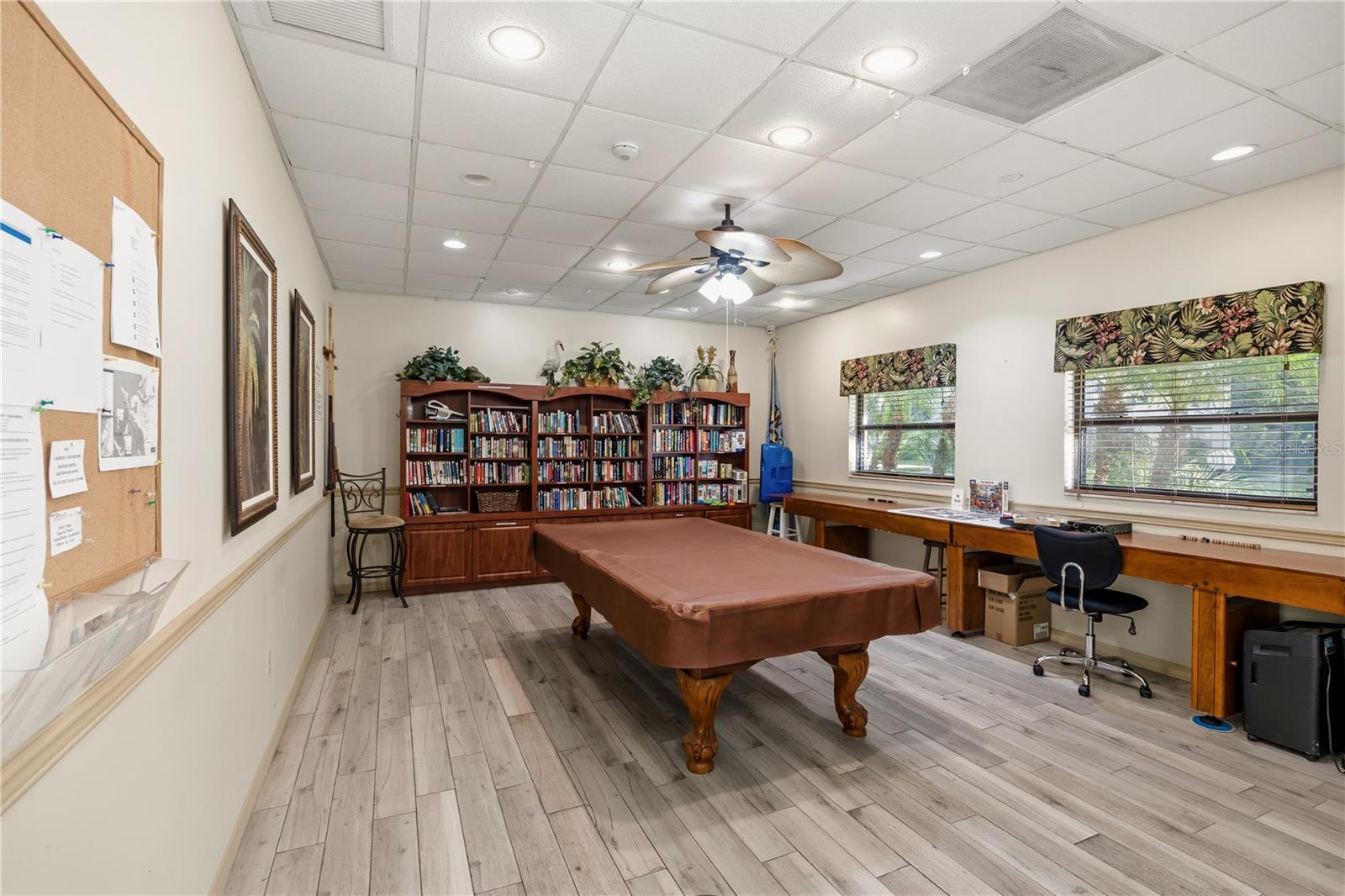 Clubhouse Pool Table and Library - 625 30TH AVE W #G204, BRADENTON