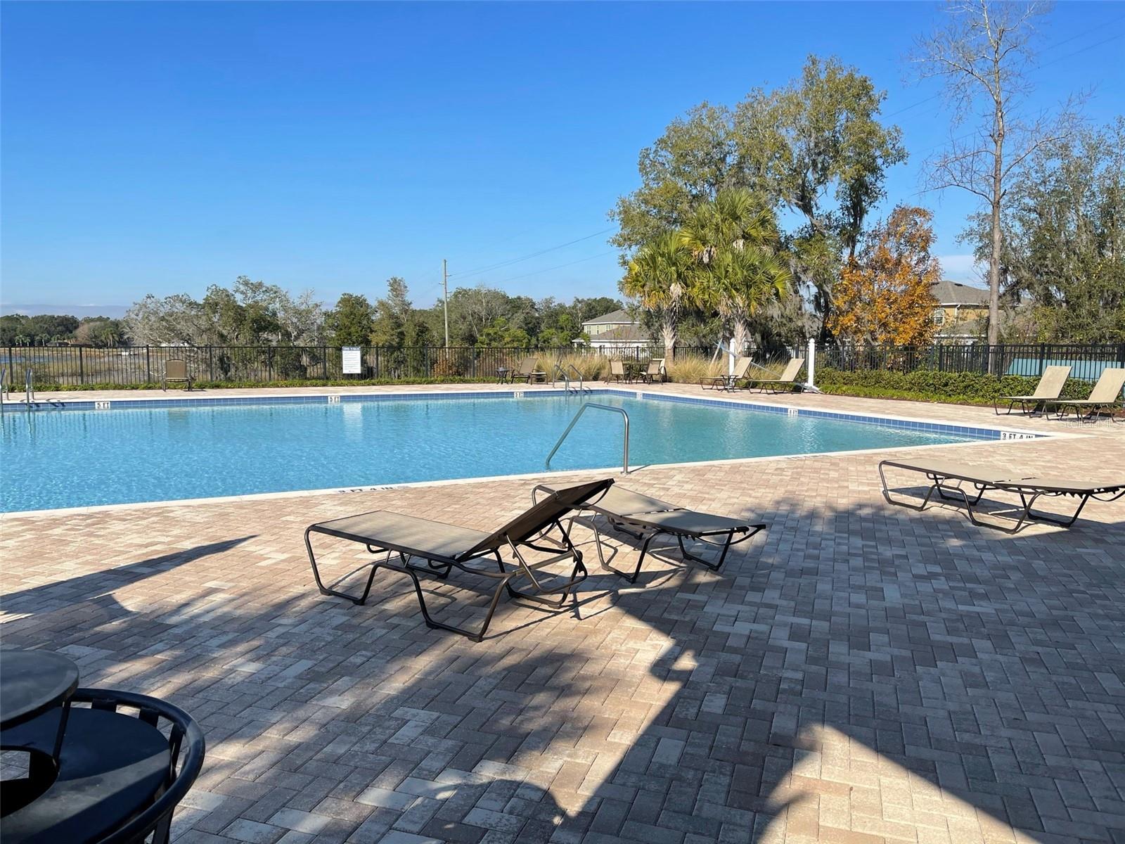 Community pool. - 9511 OGLETHORPE DR, GROVELAND