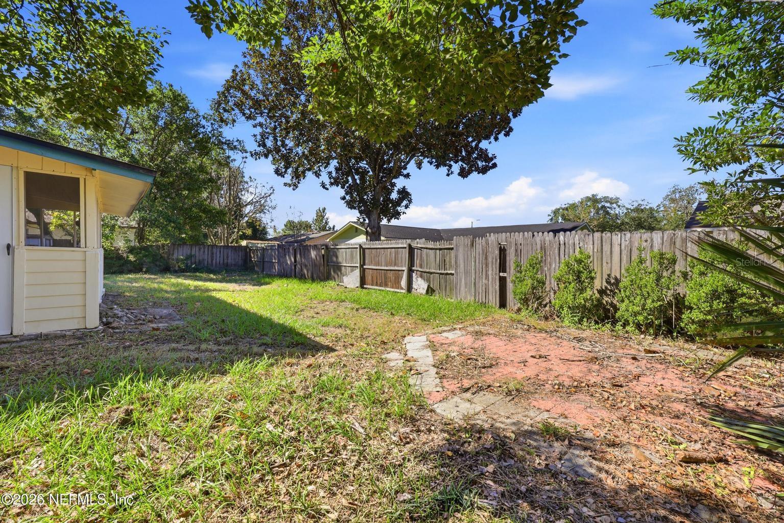 Backyard - 6054 TOYOTA DR, JACKSONVILLE