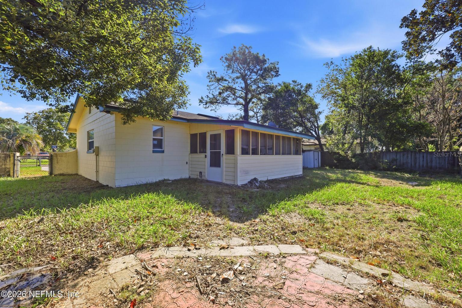 Backyard - 6054 TOYOTA DR, JACKSONVILLE