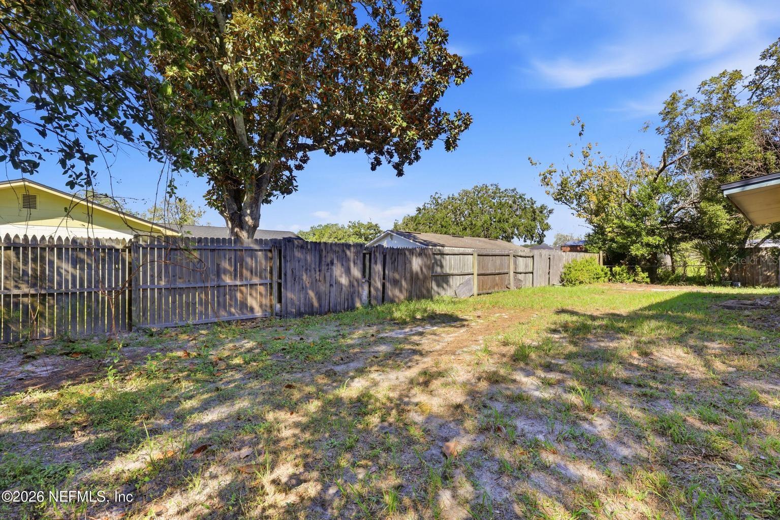 Backyard - 6054 TOYOTA DR, JACKSONVILLE
