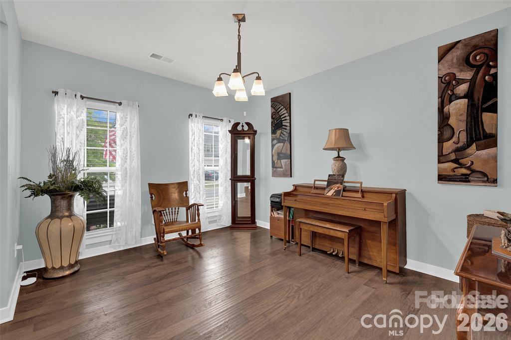 Staged photo; property rents unfurnished. - 11216 Vanguard Parkway, Huntersville
