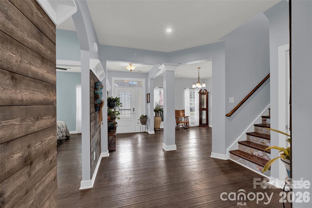 Staged photo; property rents unfurnished. - 11216 Vanguard Parkway, Huntersville