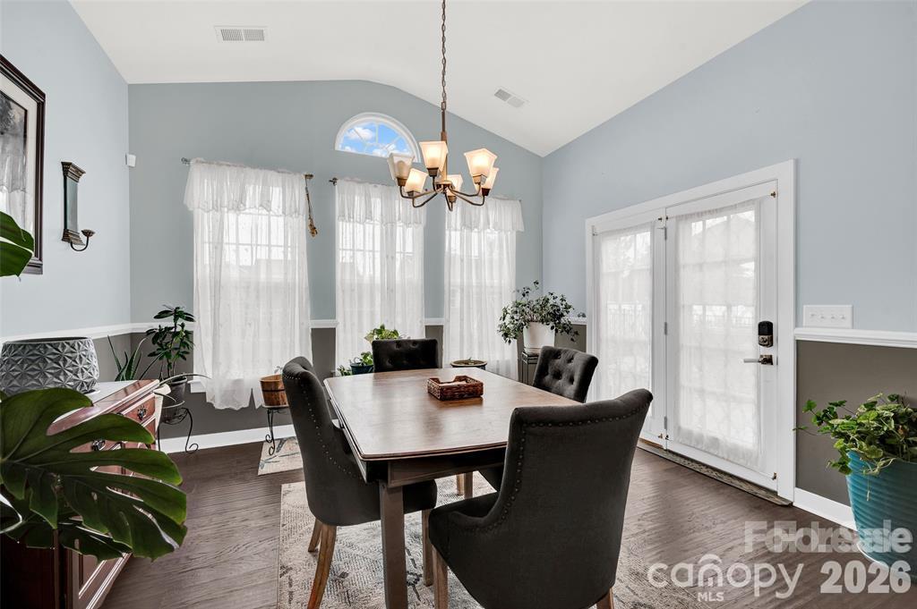 Staged photo; property rents unfurnished. - 11216 Vanguard Parkway, Huntersville