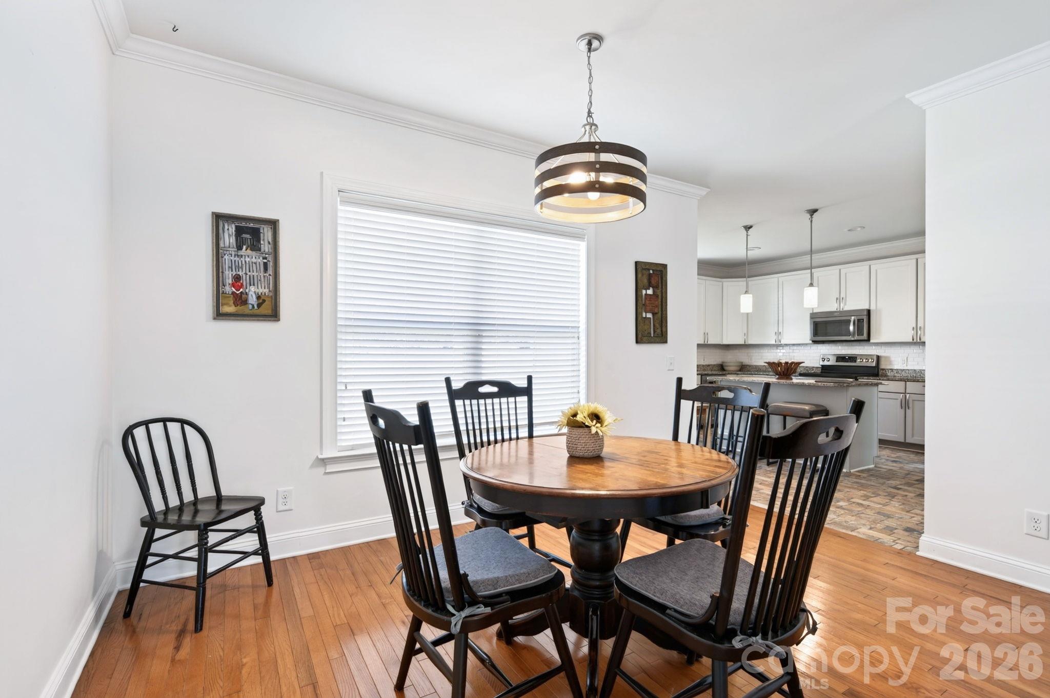 Dining room with easy access to living room and kitchen - 10 Hominy Meadows Drive, Candler