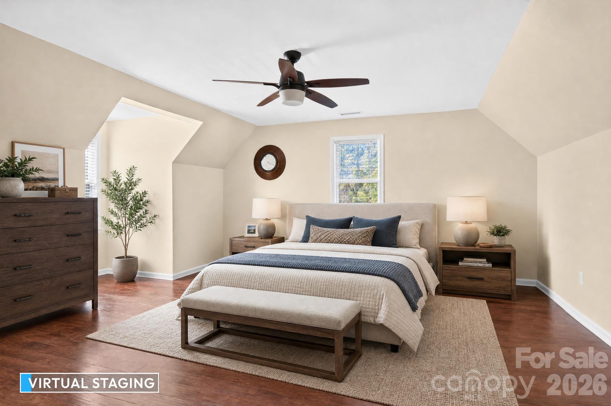 Virtually staged upper level flex space - 10 Hominy Meadows Drive, Candler