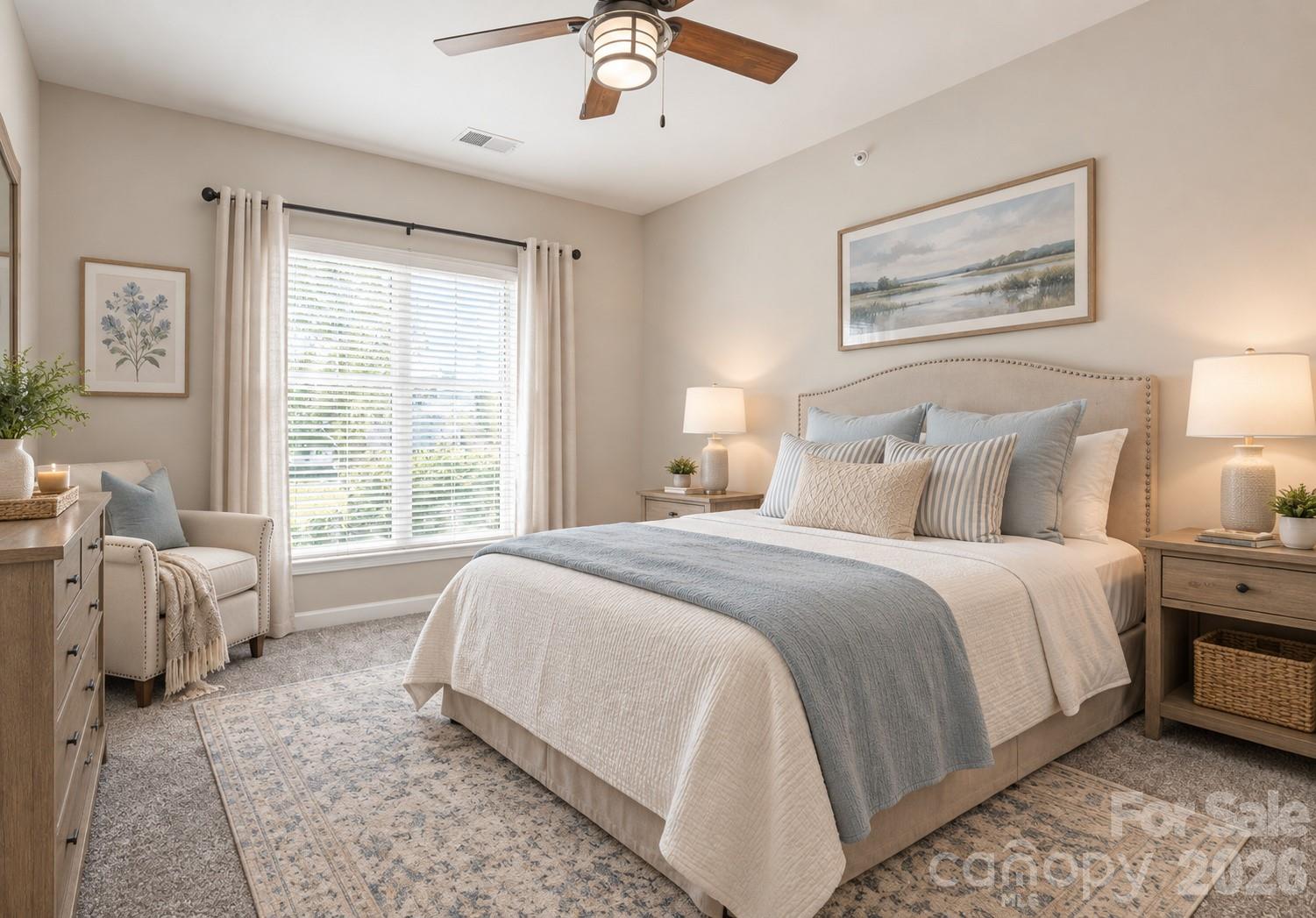 2nd Bedroom (Virtually Staged) - 9934 Hyde Glen Court, Charlotte