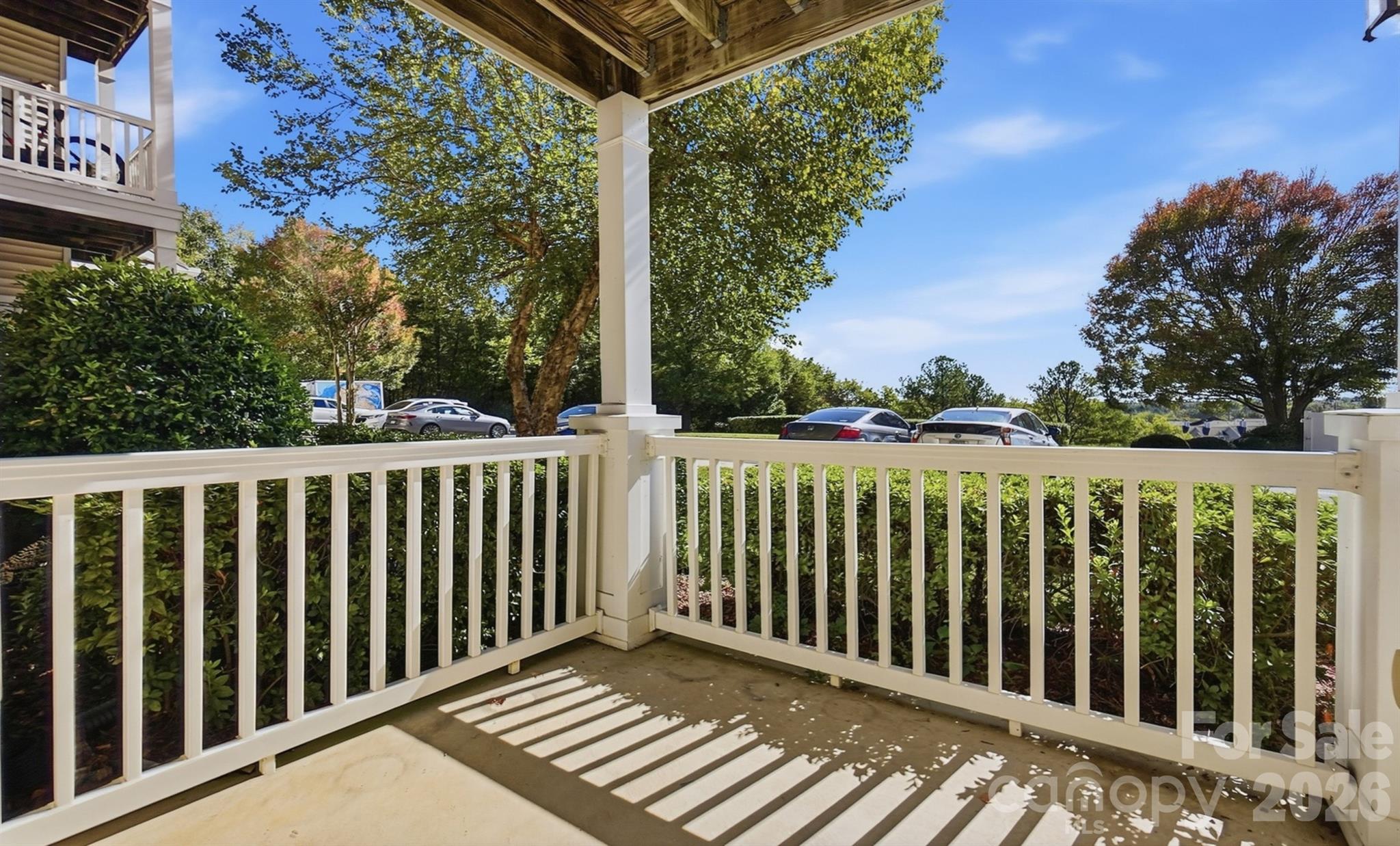 Covered Patio with Storage Room - 9934 Hyde Glen Court, Charlotte