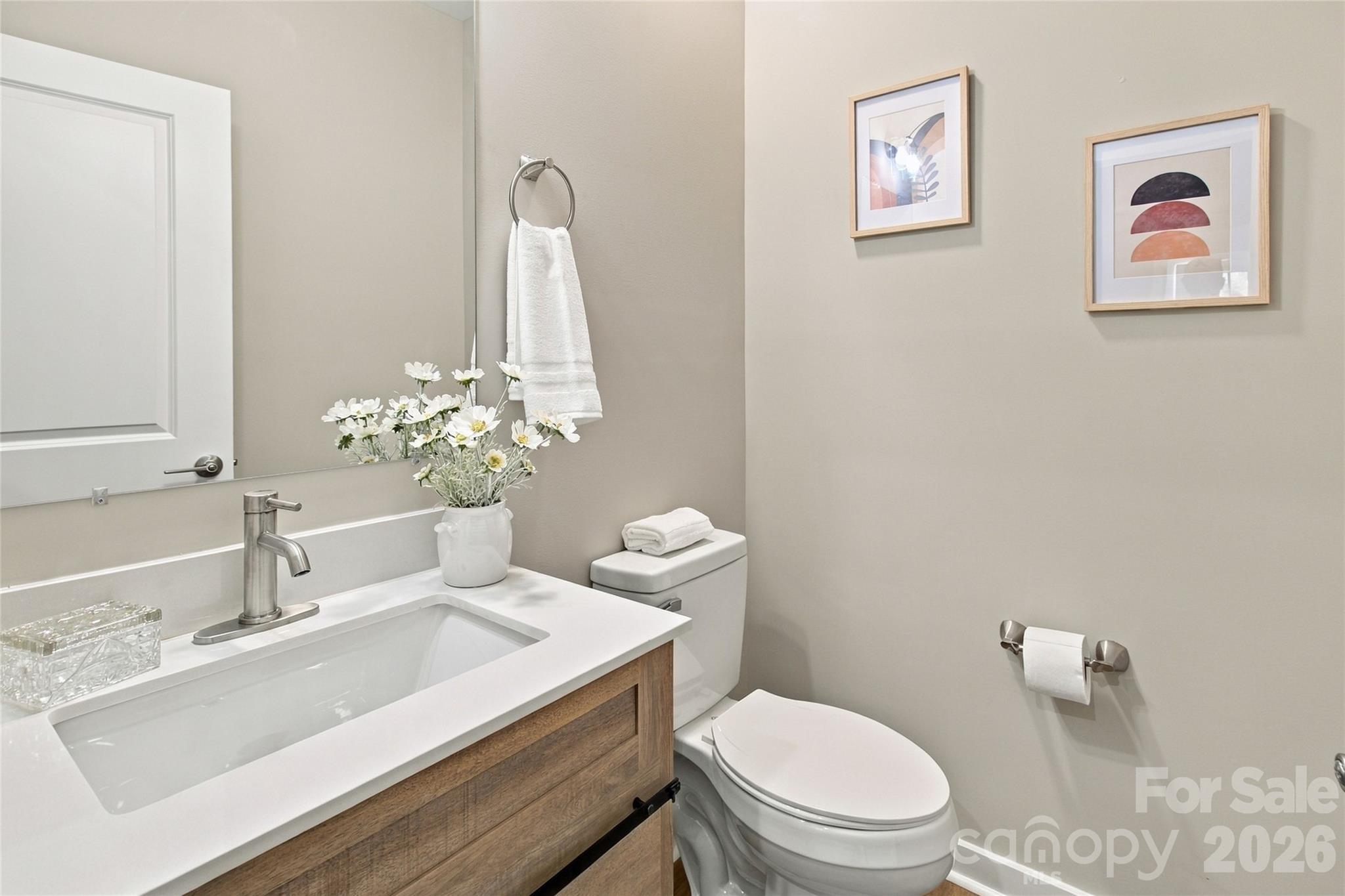Half Bathroom - 395 Brief Avenue SW, Concord