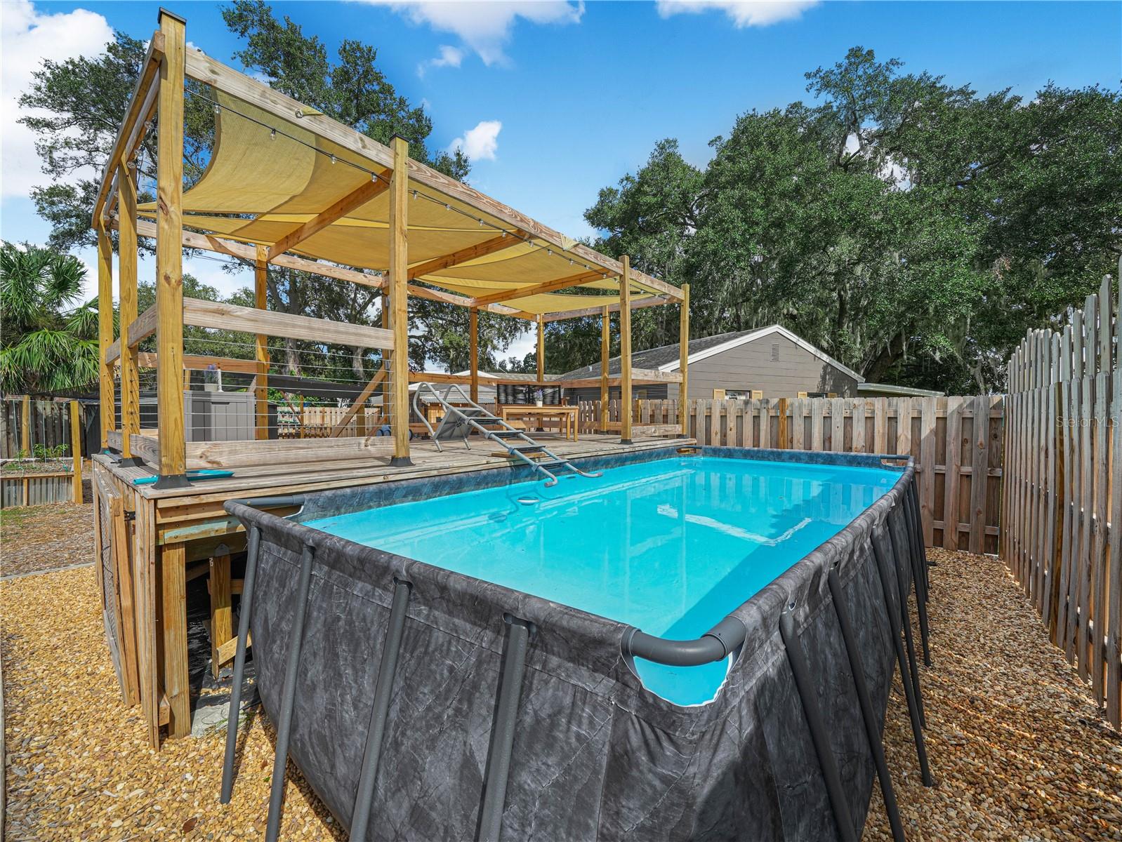 Pool with Lake Lena views - 310 RICO WAY, AUBURNDALE