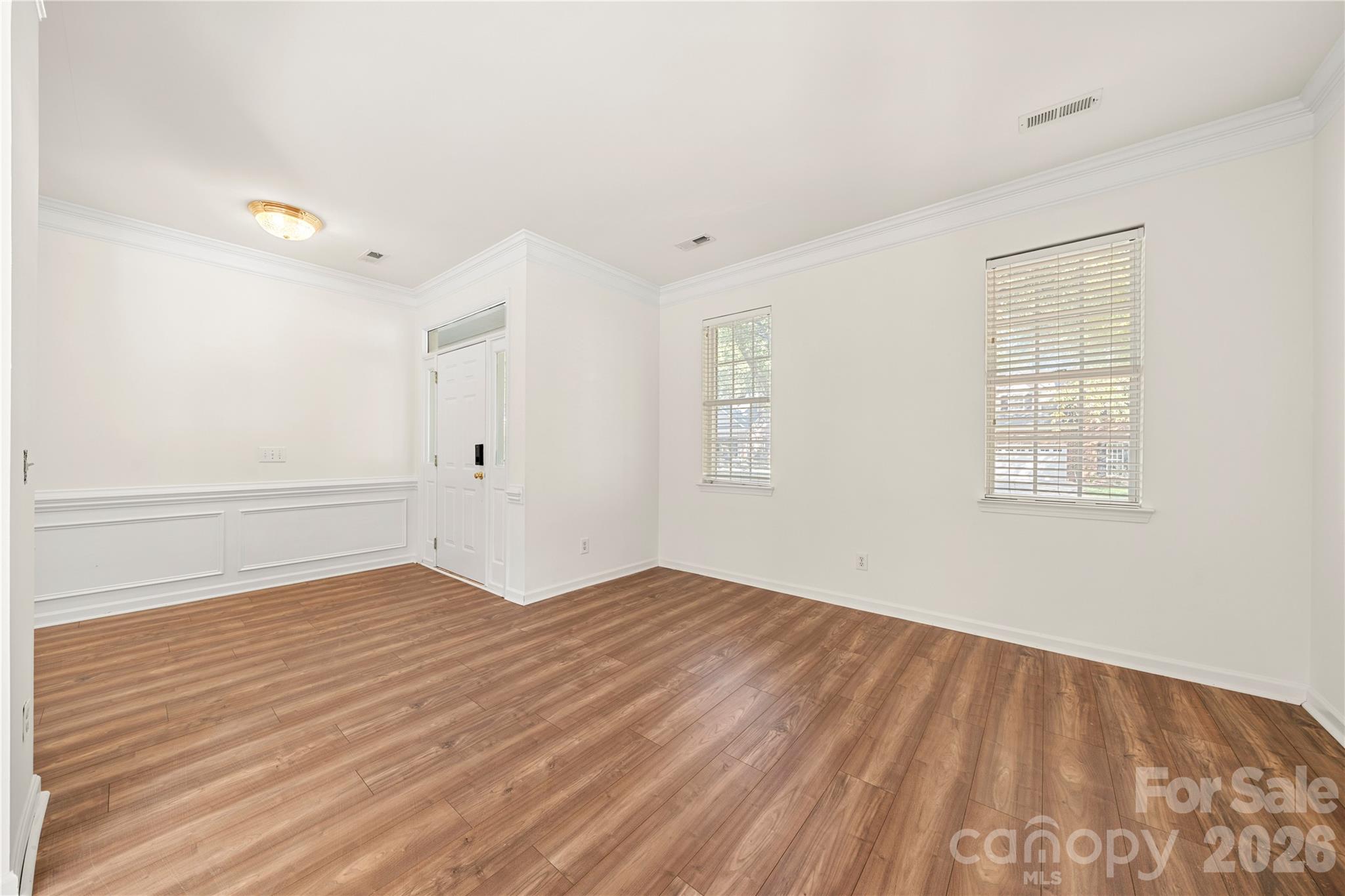 Foyer and Living Room - 8913 Arbor Grove Lane, Charlotte