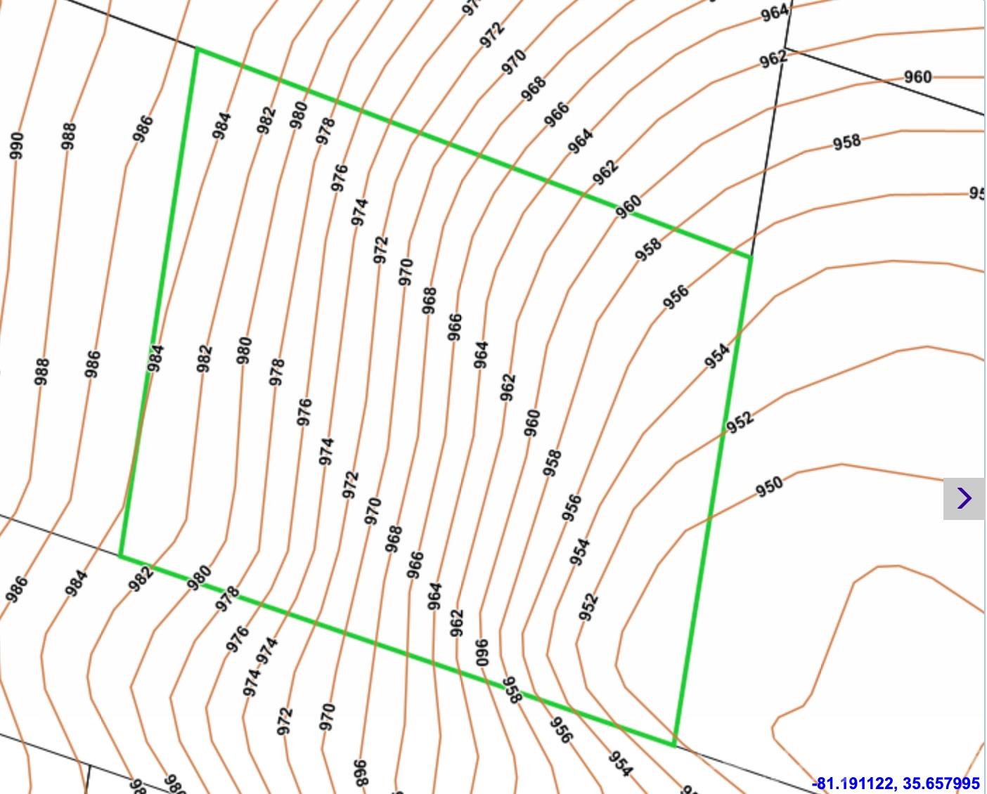 5ft contour lines - 0 Caleb Setzer Road, Newton
