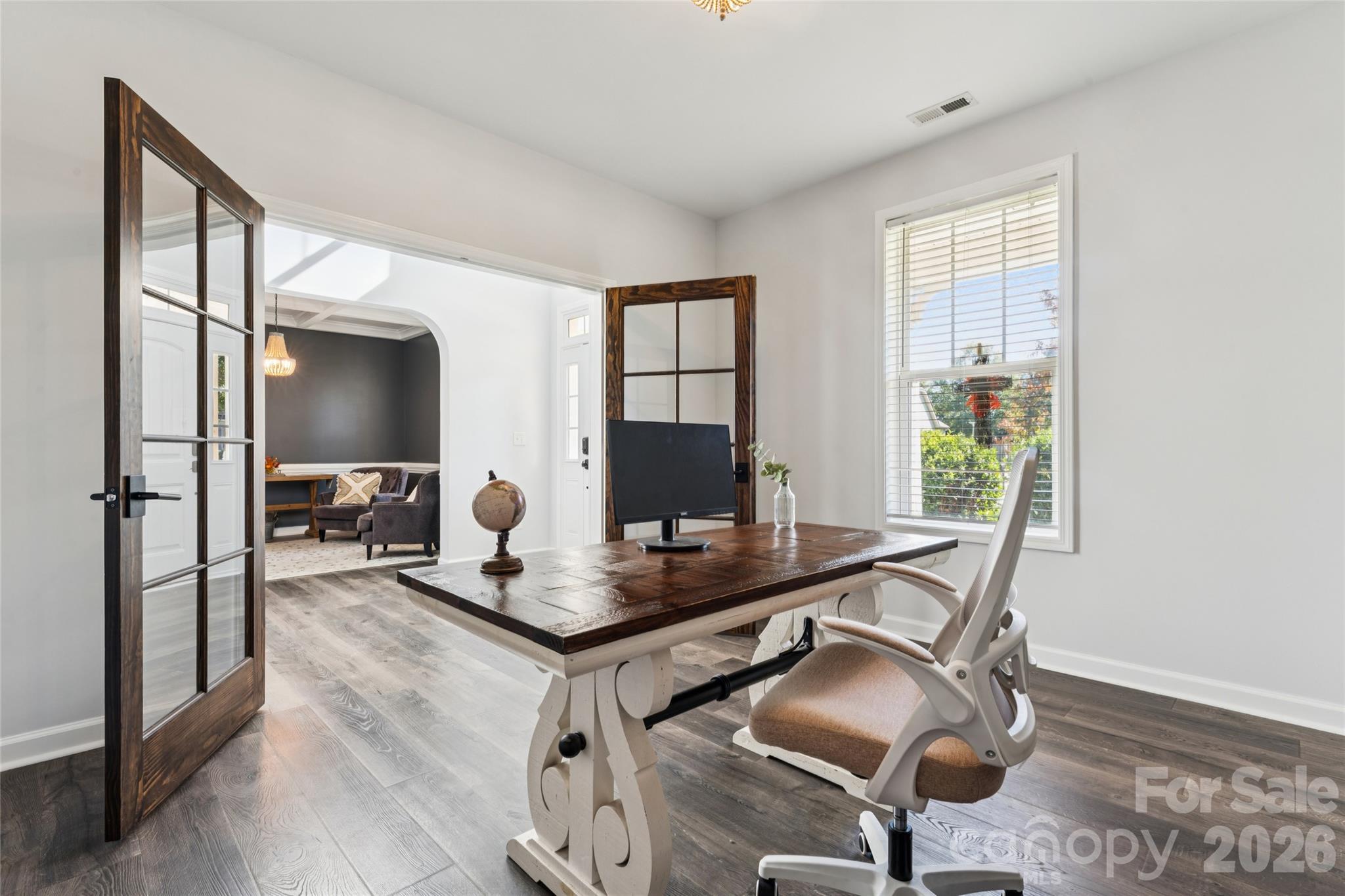 Natural sunlight makes this space great for work or crafts. - 2014 Seefin Court, Indian Trail