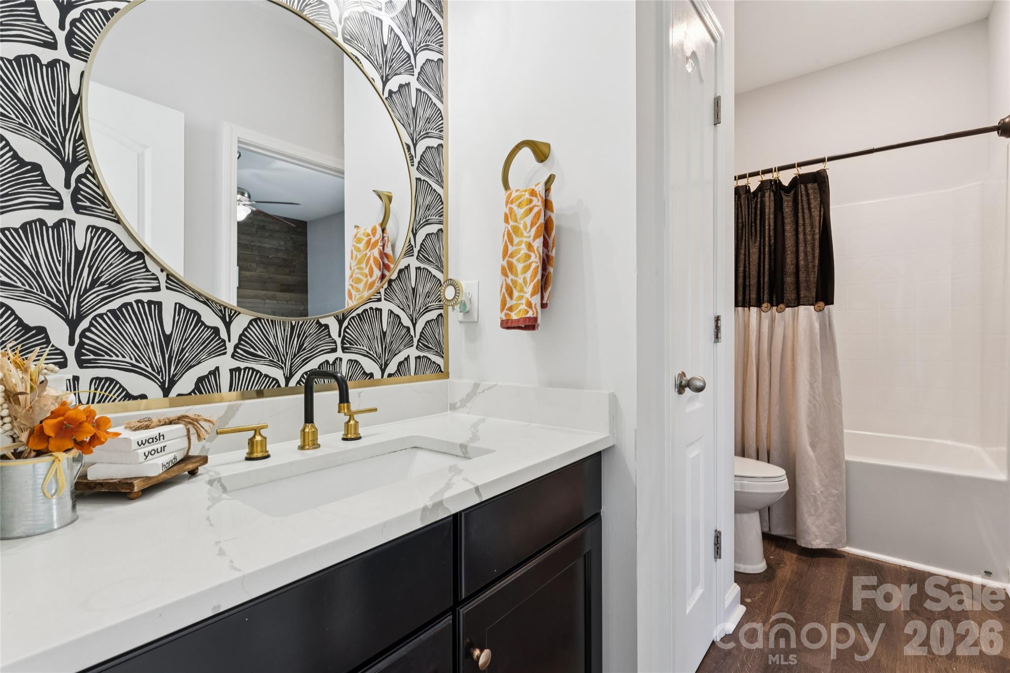 Full bath on main - on suite to guest bedroom on main. - 2014 Seefin Court, Indian Trail