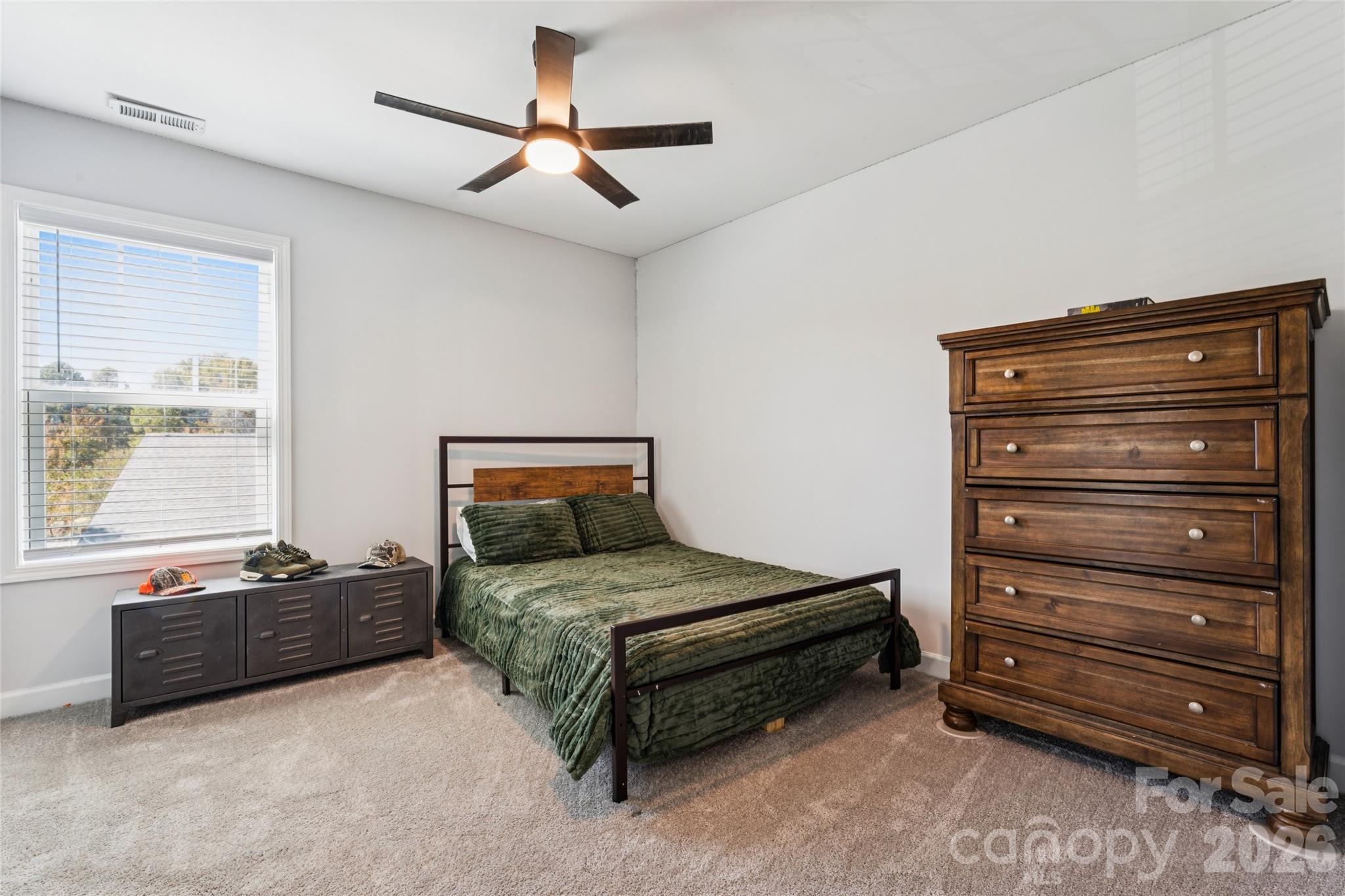 1st of 3 secondary bedrooms upstairs. Spacious with Jack & Jill bath - 2014 Seefin Court, Indian Trail