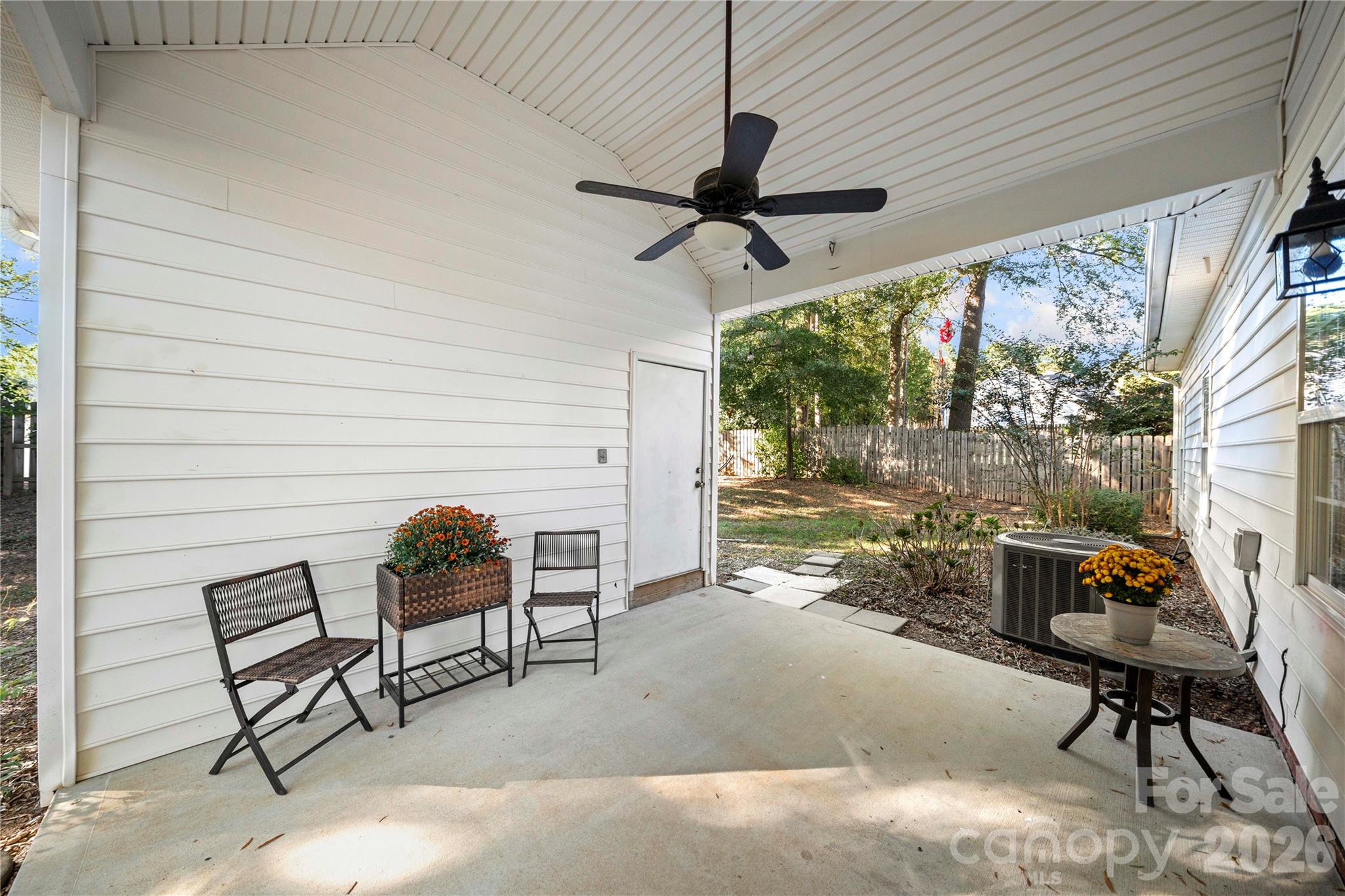 Back Patio and Utility room (w/electrical) - 8913 Arbor Grove Lane, Charlotte