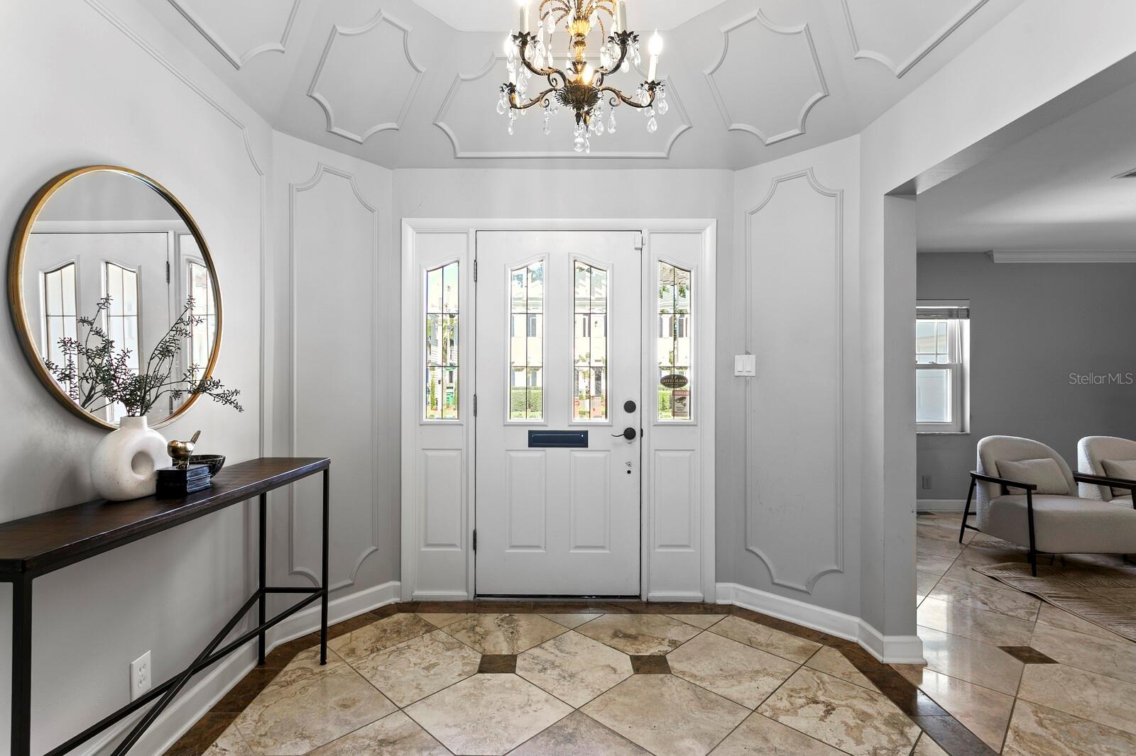 facing the front door, right is the living room. - 2930 W BAYSHORE CT, TAMPA