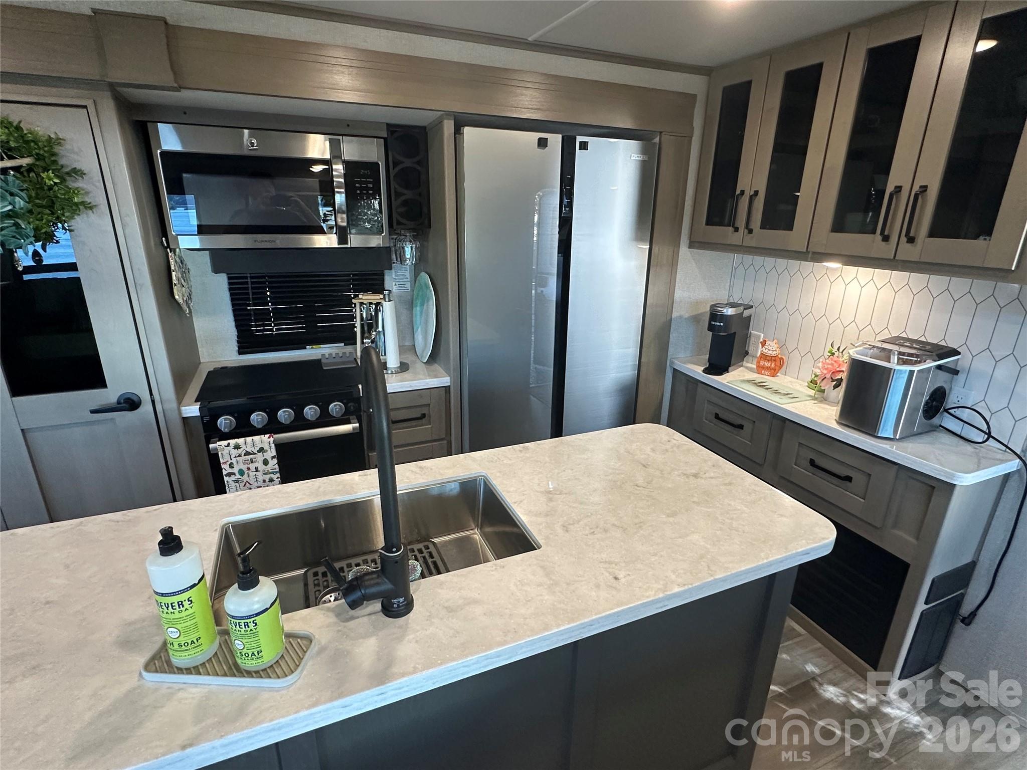 Coffee bar area and abundant storage in kitchen - 103 Brit Lane, New London