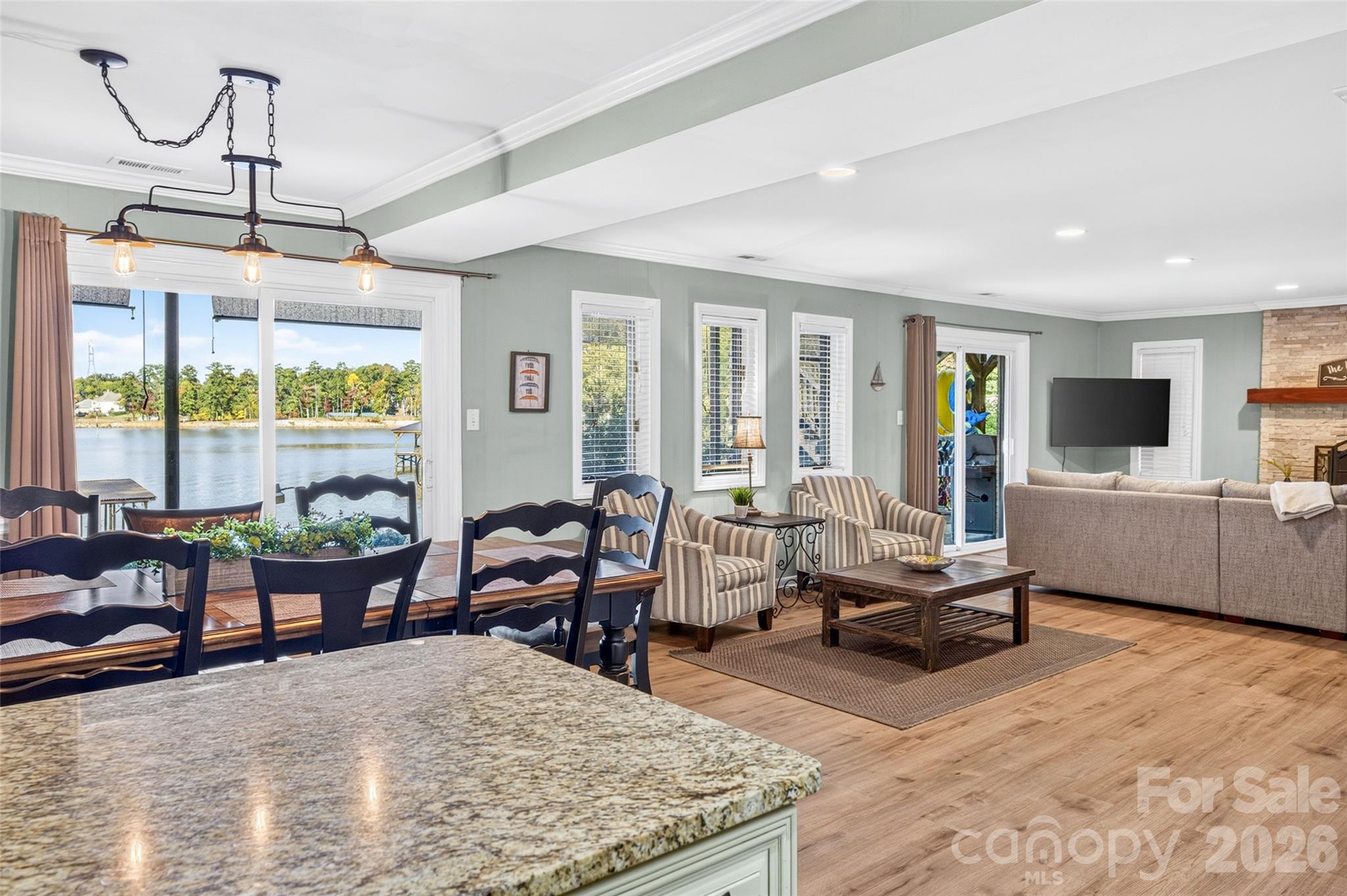 Views from the Kitchen - 188 Paradise Peninsula Road, Mooresville