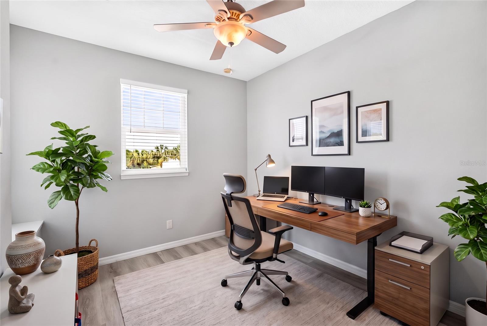 Virtual Staging for office option Bedroom 2 - 1257 JONAH DR, NORTH PORT