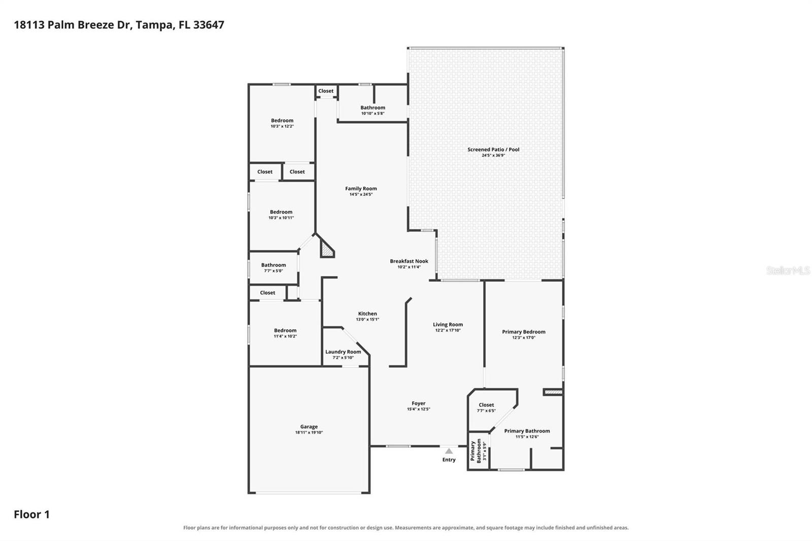 Single Family Residence at 18113 PALM BREEZE DR, TAMPA, photo 37 of 37