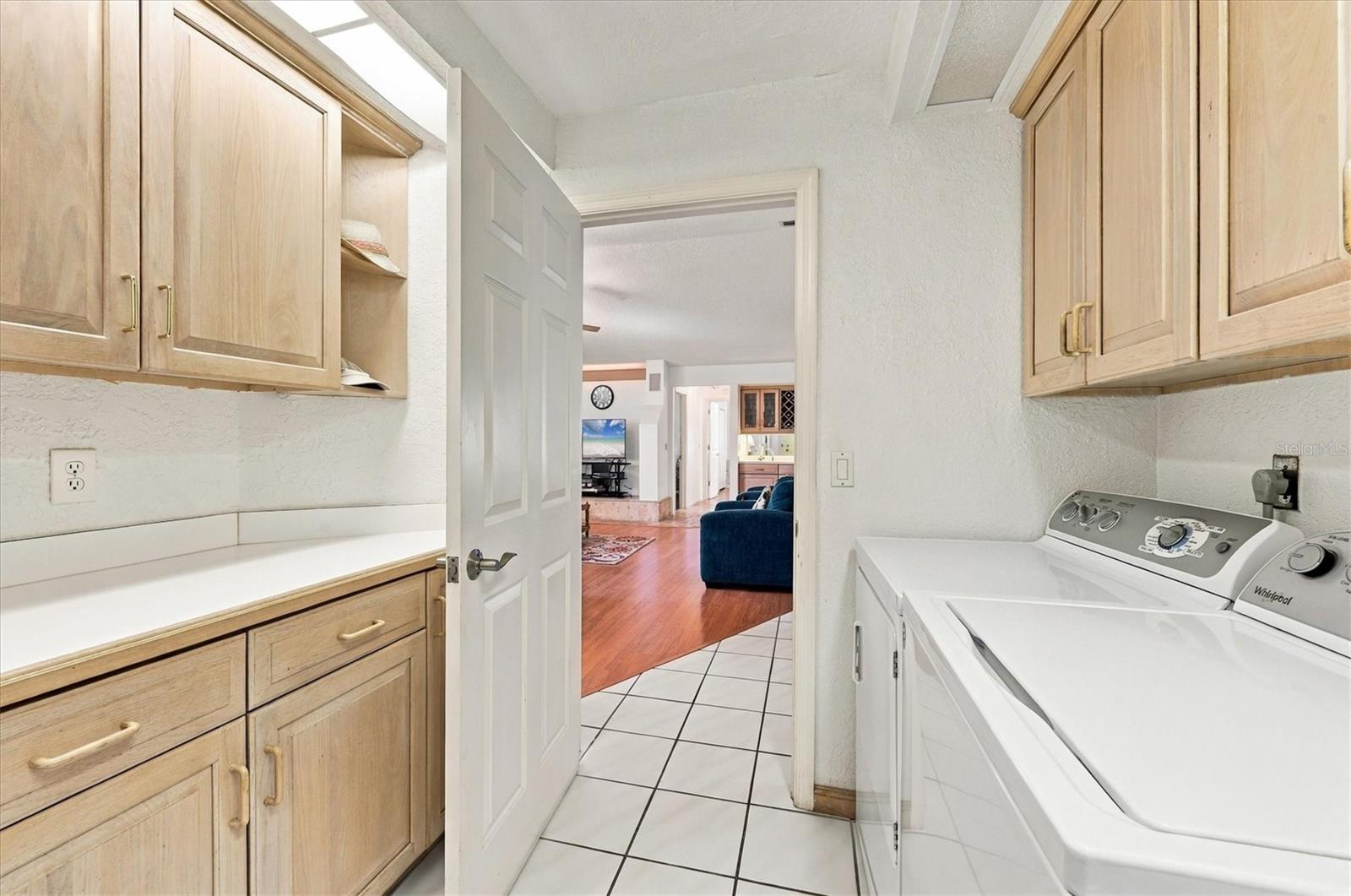 Laundry room with lots of storage. - 175 NORMAN ST, PORT CHARLOTTE