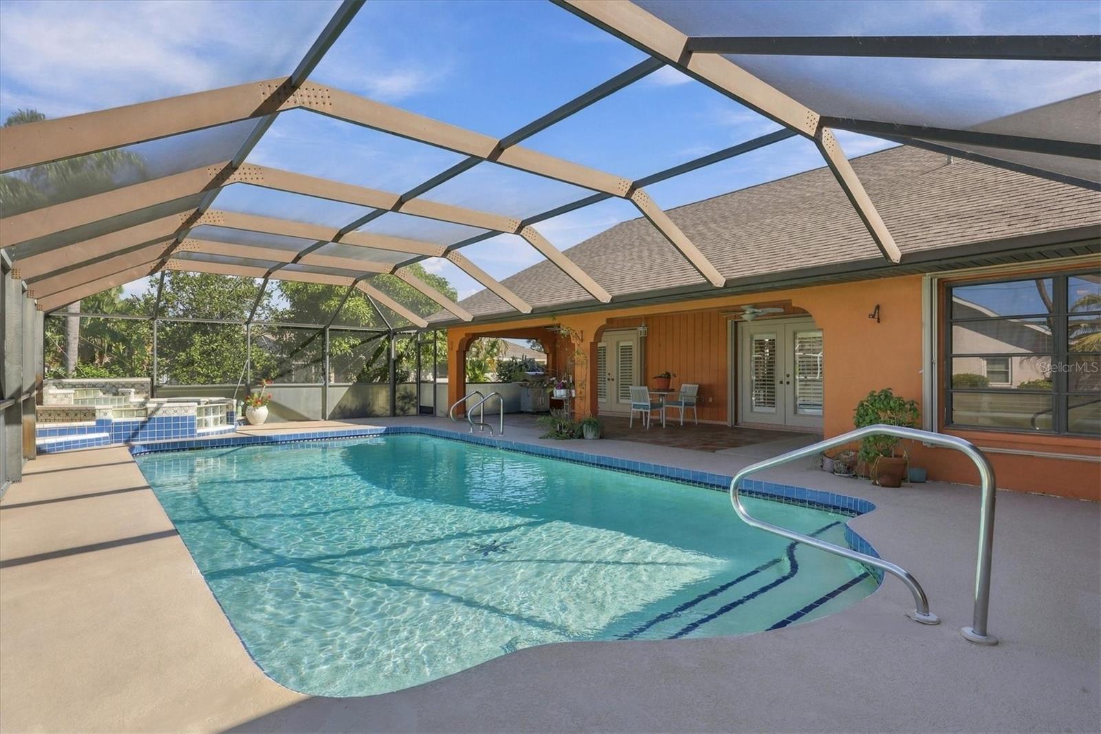 Oversized pool for your enjoyment. - 175 NORMAN ST, PORT CHARLOTTE