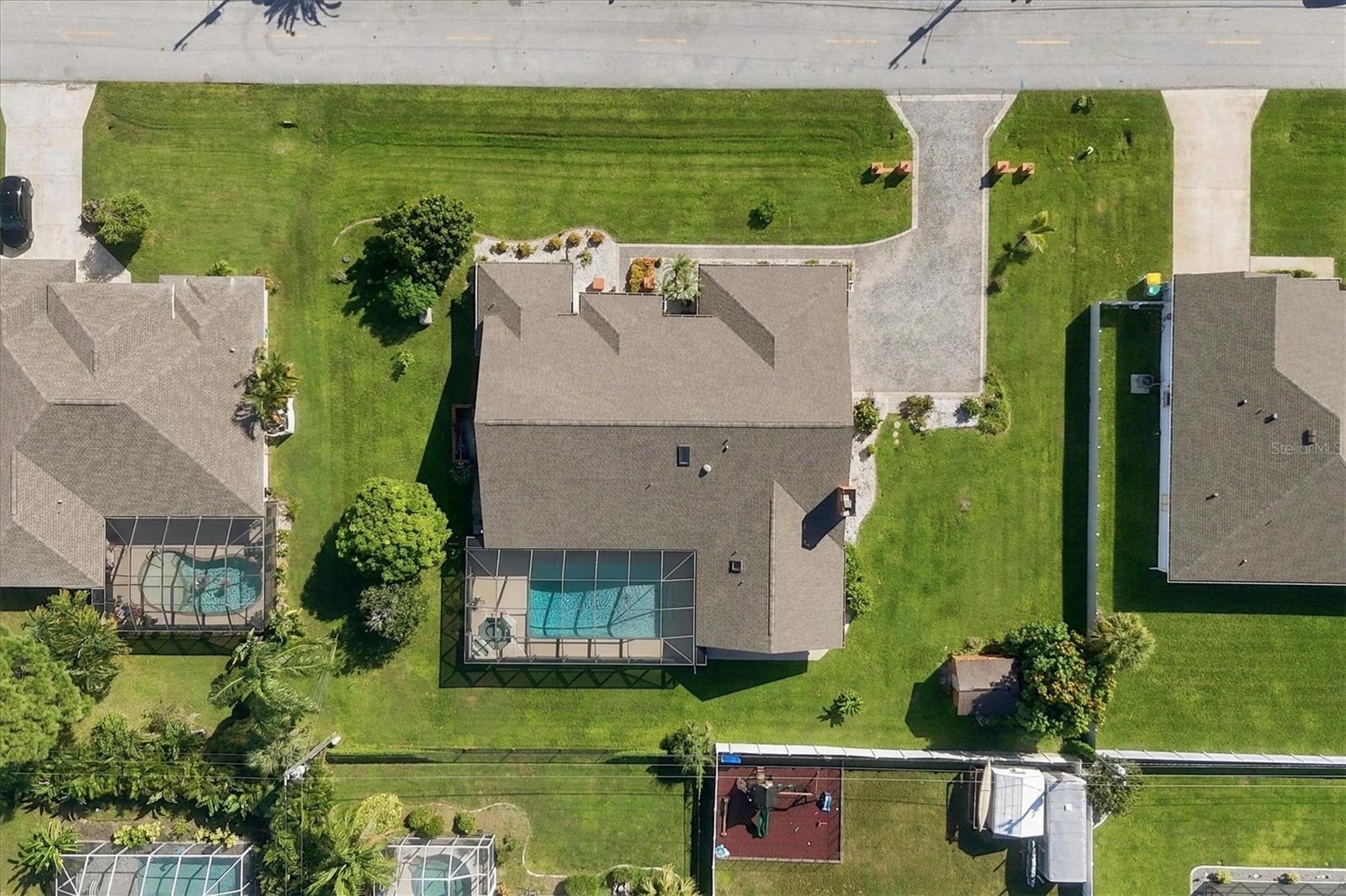 Over head view of beautiful home. - 175 NORMAN ST, PORT CHARLOTTE