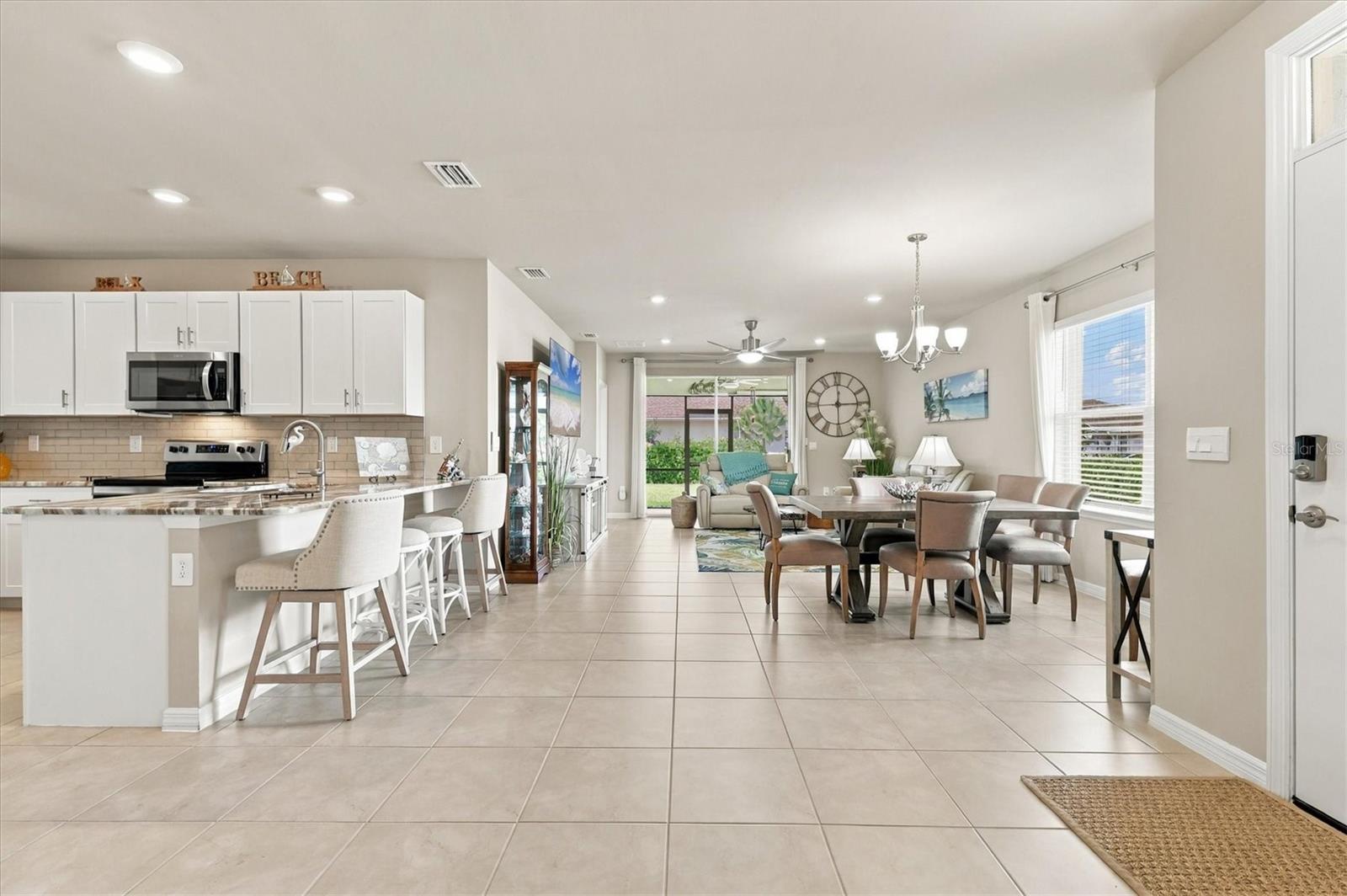 Kitchen/Living room and Dining area - 1468 REMINGTON TRACE DR, PORT CHARLOTTE