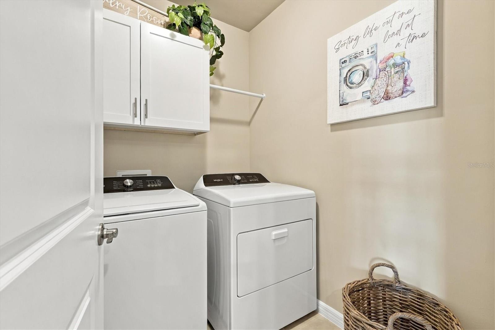 Laundry Room with Cabinets - 1468 REMINGTON TRACE DR, PORT CHARLOTTE