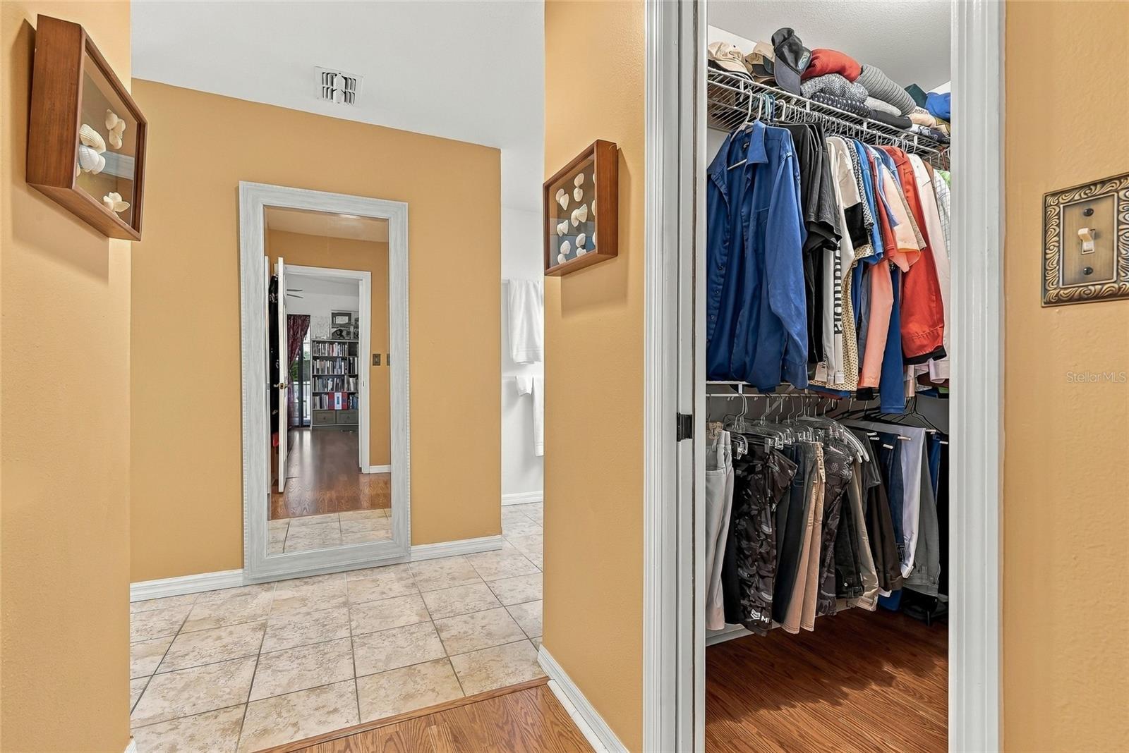 His and Hers Master Closets - 9896 DOMINGO DR, BROOKSVILLE