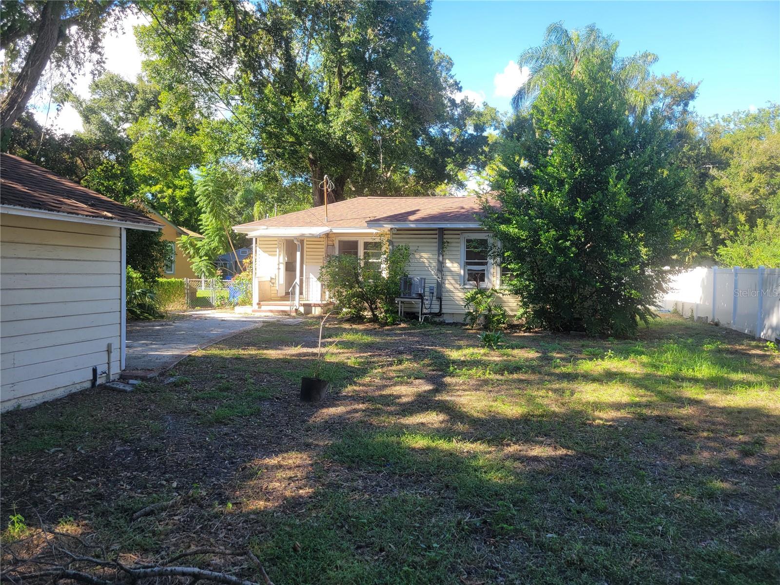 from fence at ally view of back of home - 1910 23RD AVE N, ST PETERSBURG
