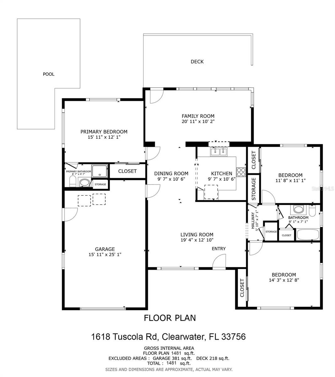 Single Family Residence at 1618 TUSCOLA RD, CLEARWATER, photo 70 of 70