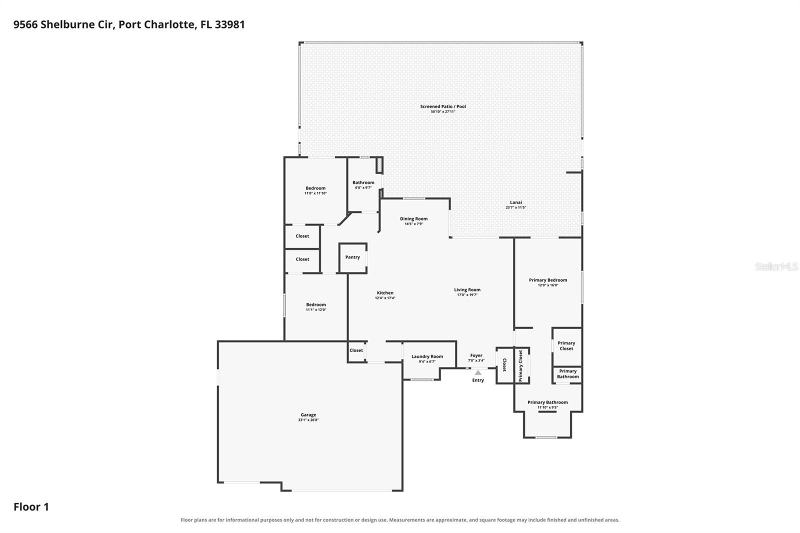 Single Family Residence at 9566 SHELBURNE CIR, PORT CHARLOTTE, photo 43 of 53