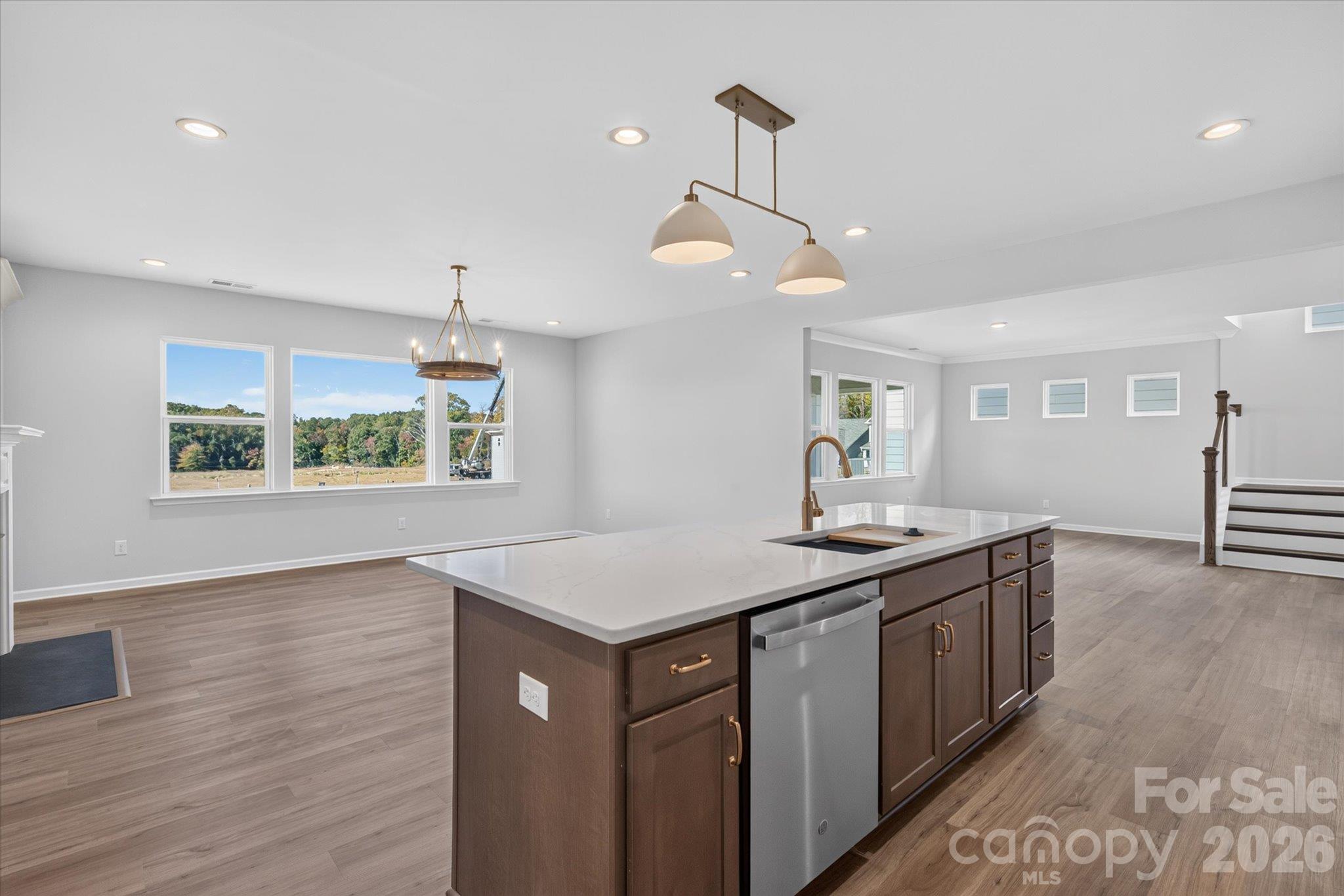 Kitchen/Family Room/Dining - 119 Cartington Way, Mooresville