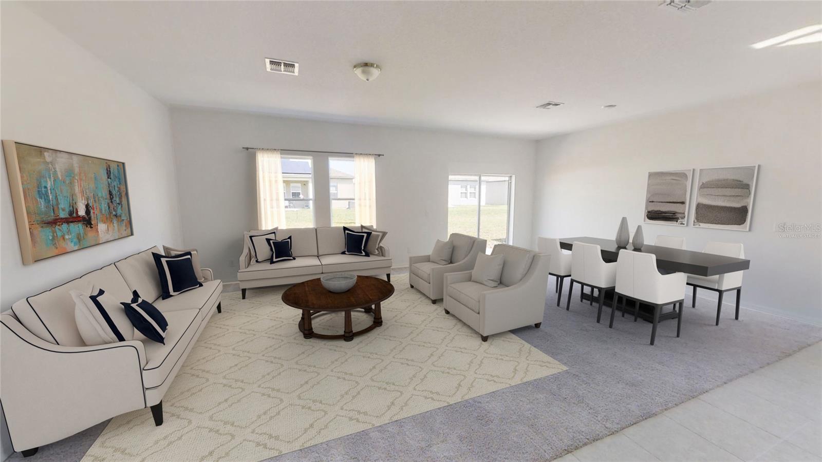 Virtually Staged - 2444 GREY HAWK DR, KISSIMMEE