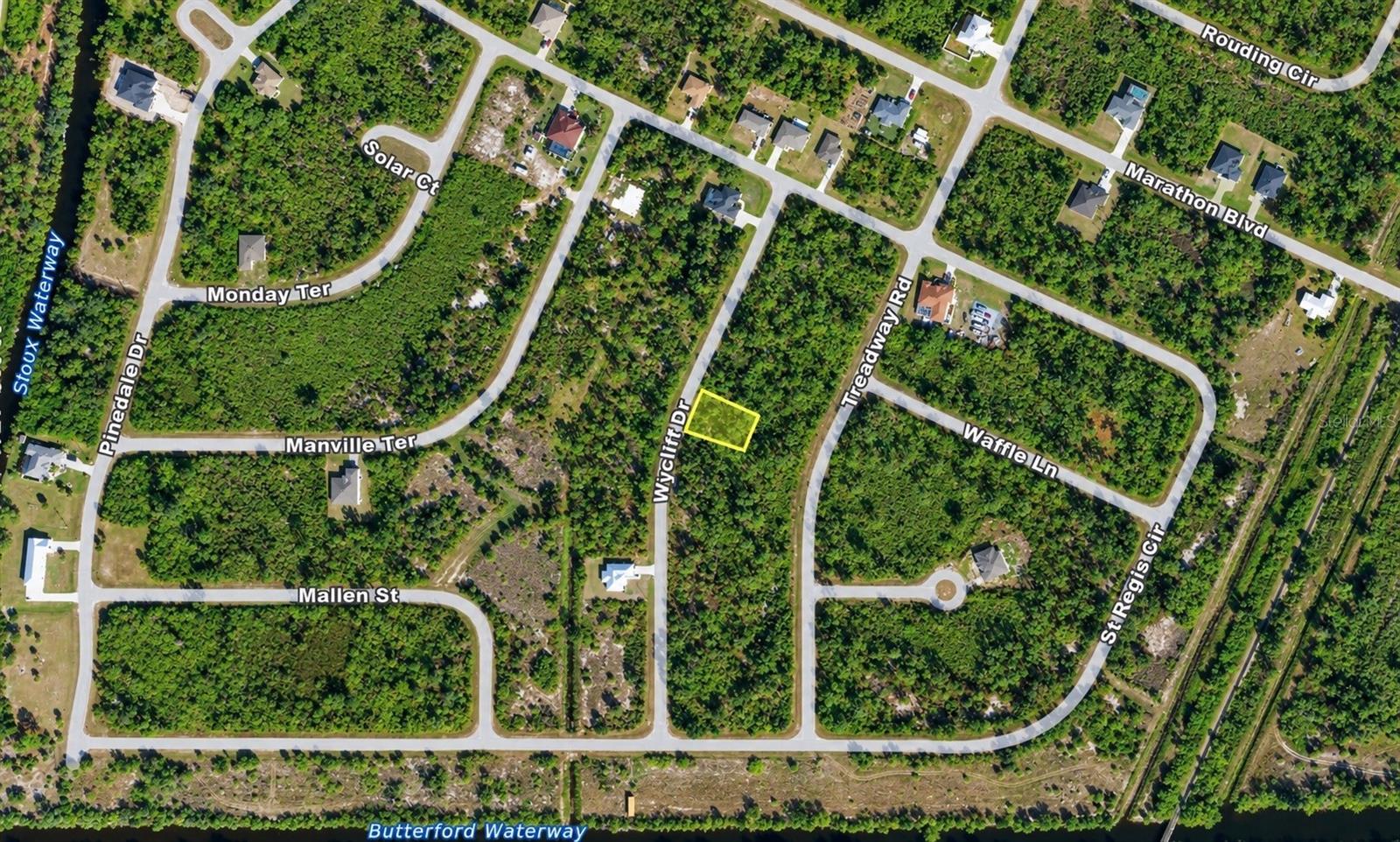Land at 7452 WYCLIFF DR, PORT CHARLOTTE, photo 2 of 6