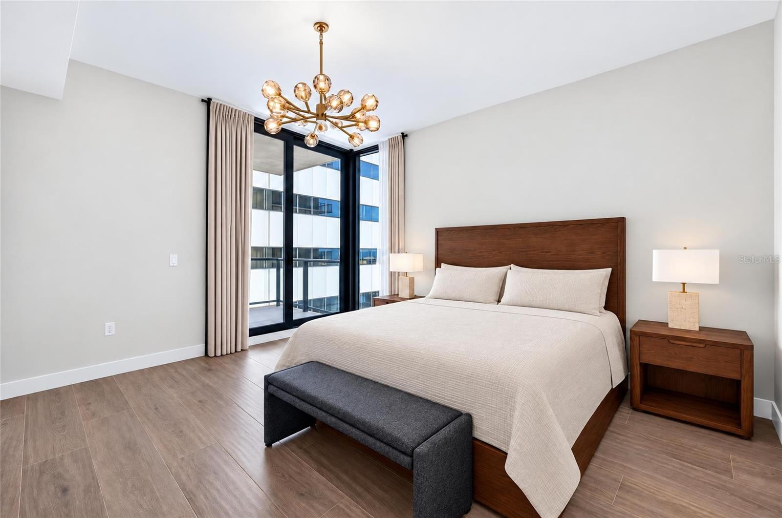 Primary Bedroom/East Wing Terrace View - 301 1ST ST S #1004, ST PETERSBURG