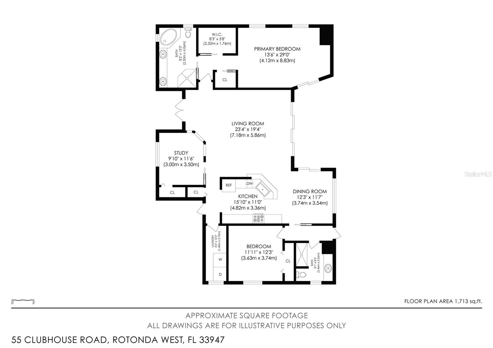 Single Family Residence at 55 CLUBHOUSE RD, ROTONDA WEST, photo 55 of 56
