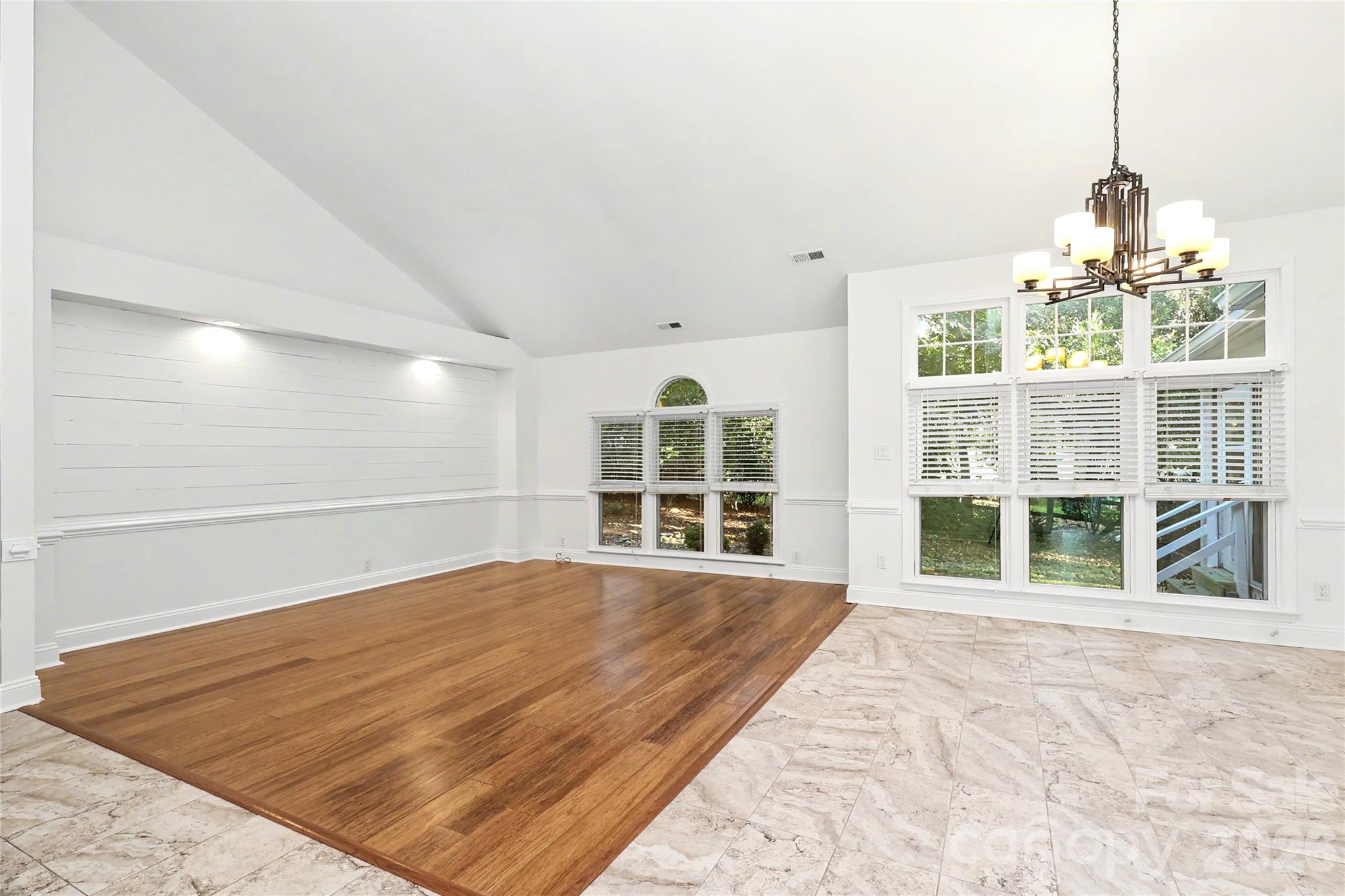 Open Dining Area and Living Area - 9931 Deer Spring Lane, Charlotte